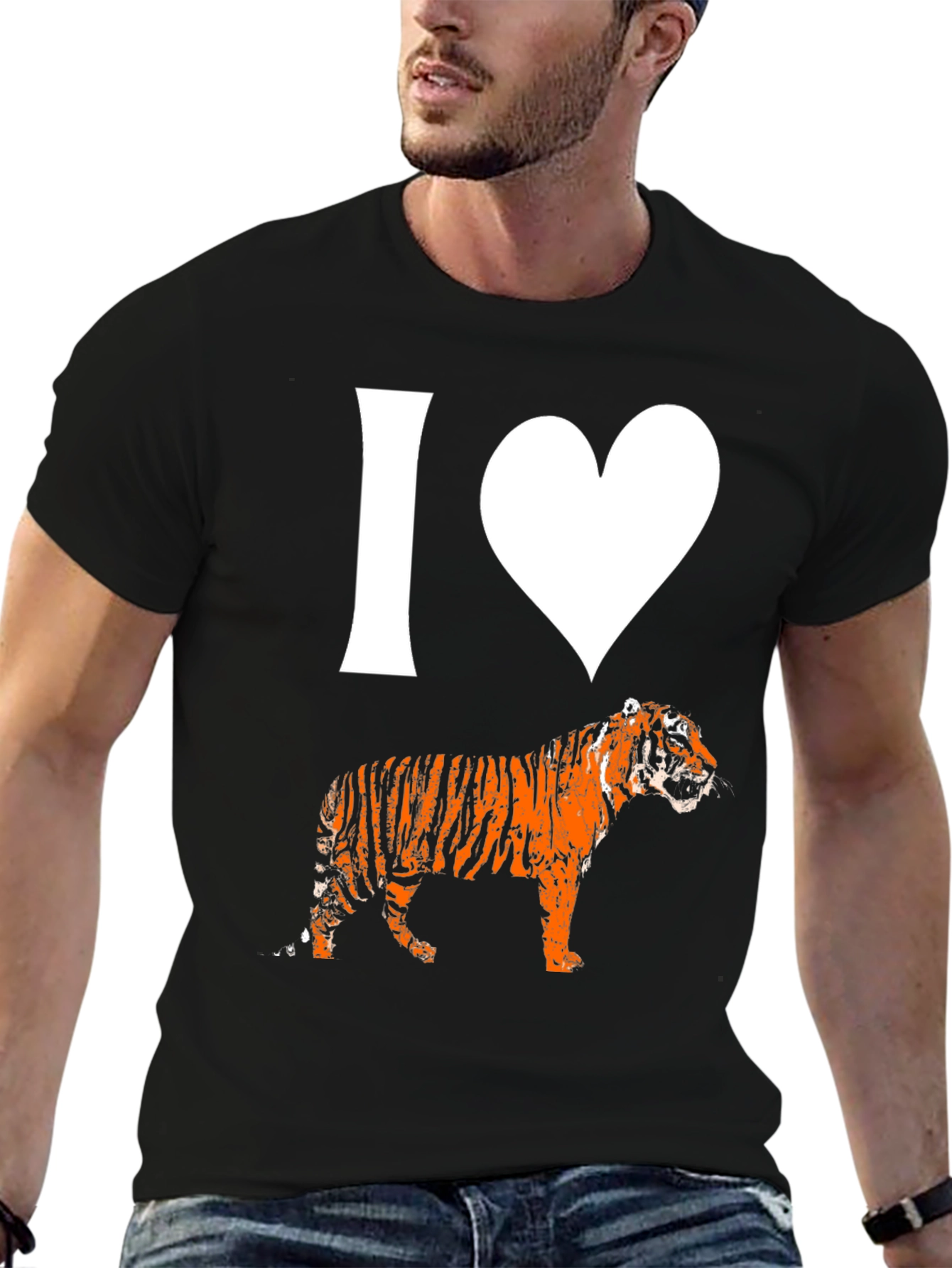 I Love Tigers T-Shirt - Graphic Tee