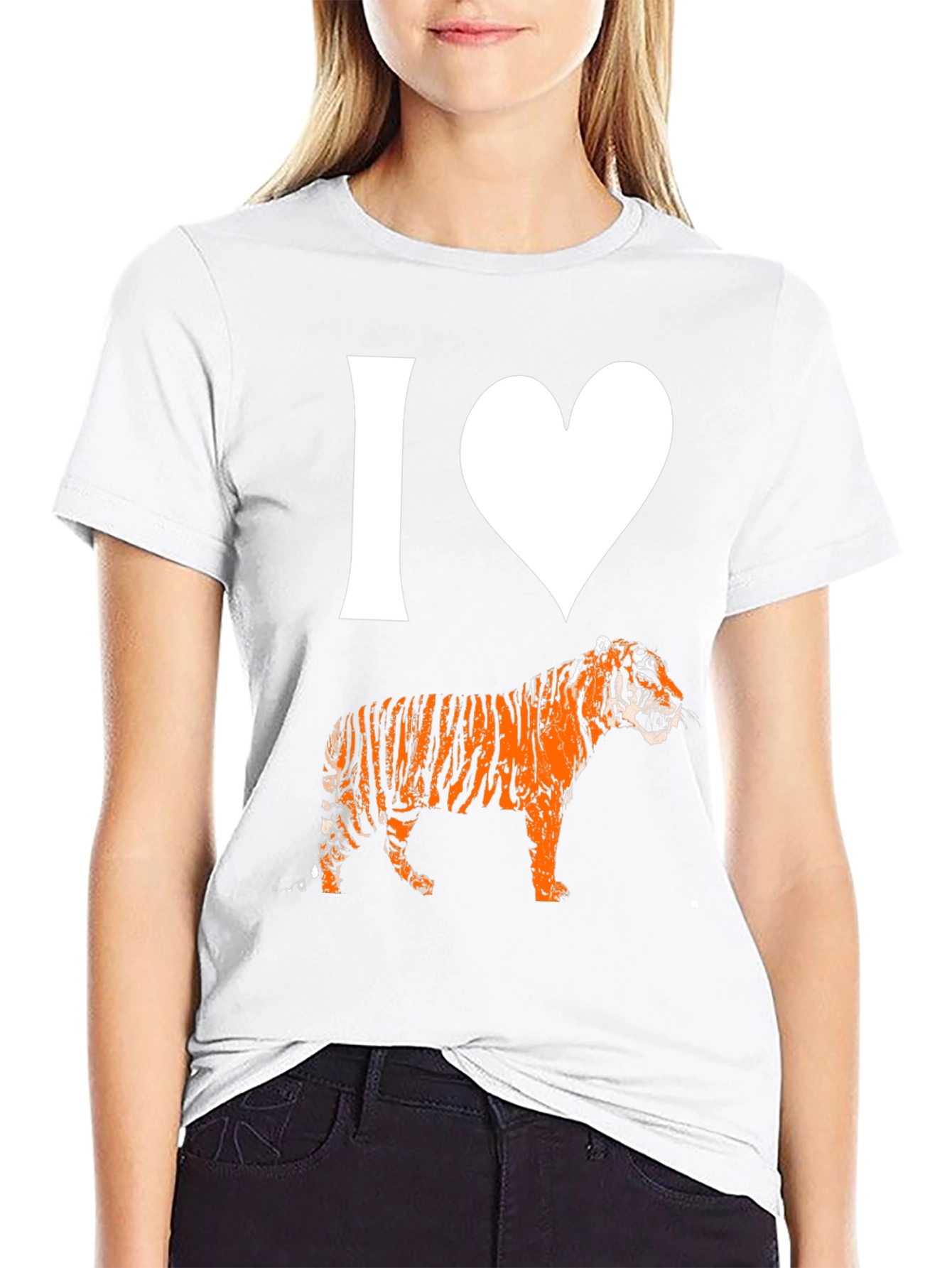 I Love Tigers T-Shirt - Graphic Tee