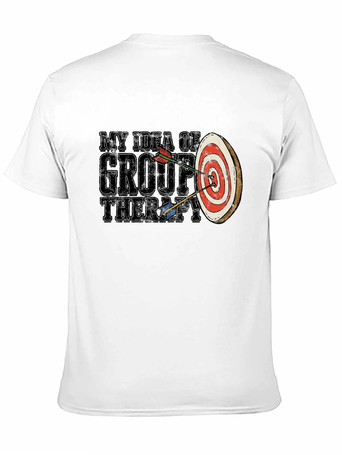 My Idea of Group Therapy T-Shirt Funny Archery