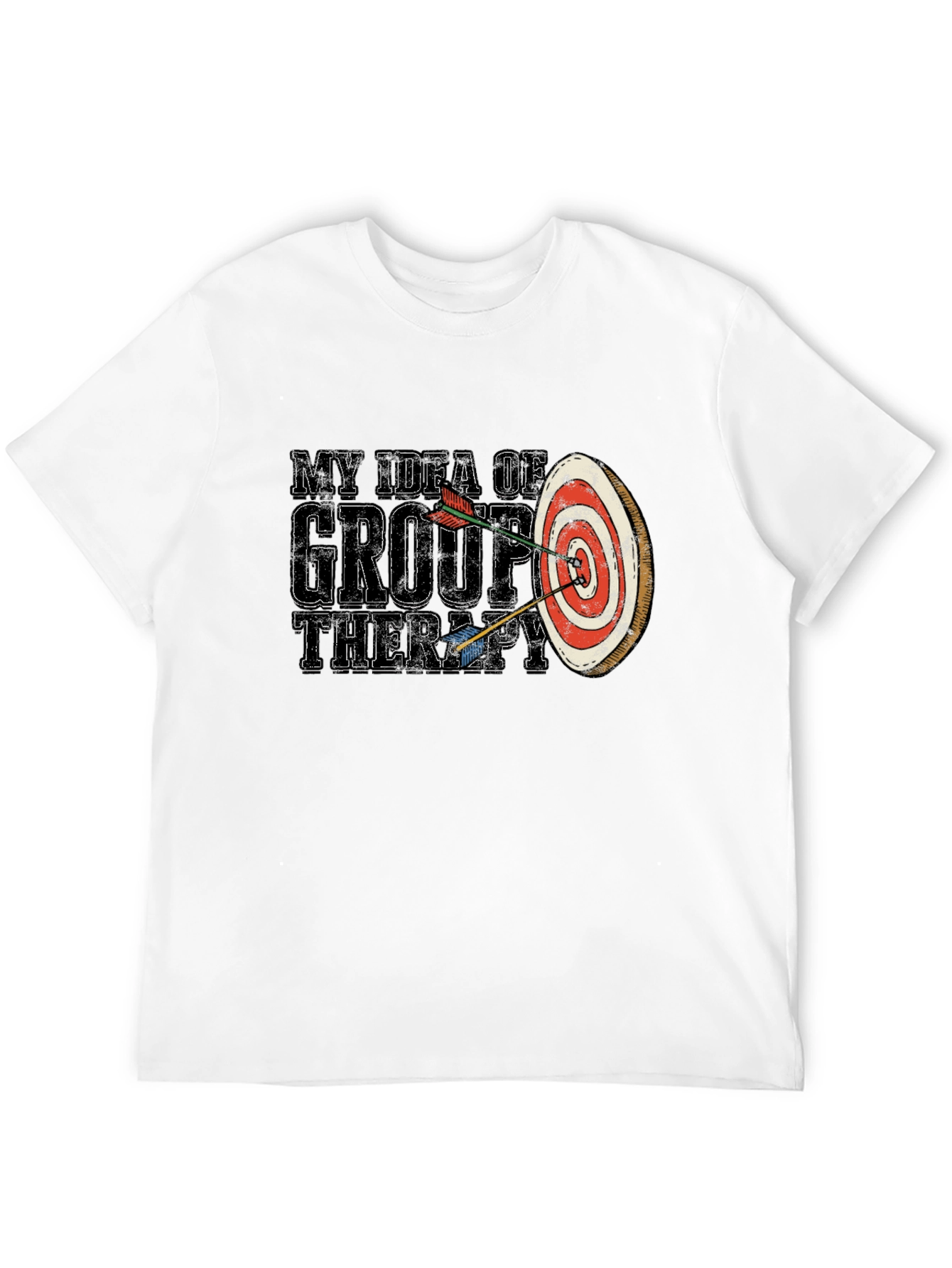My Idea of Group Therapy T-Shirt Funny Archery