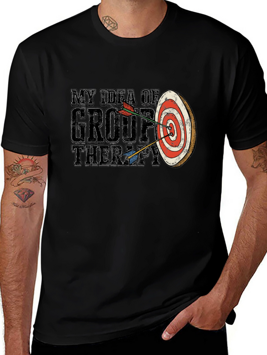My Idea of Group Therapy T-Shirt Funny Archery