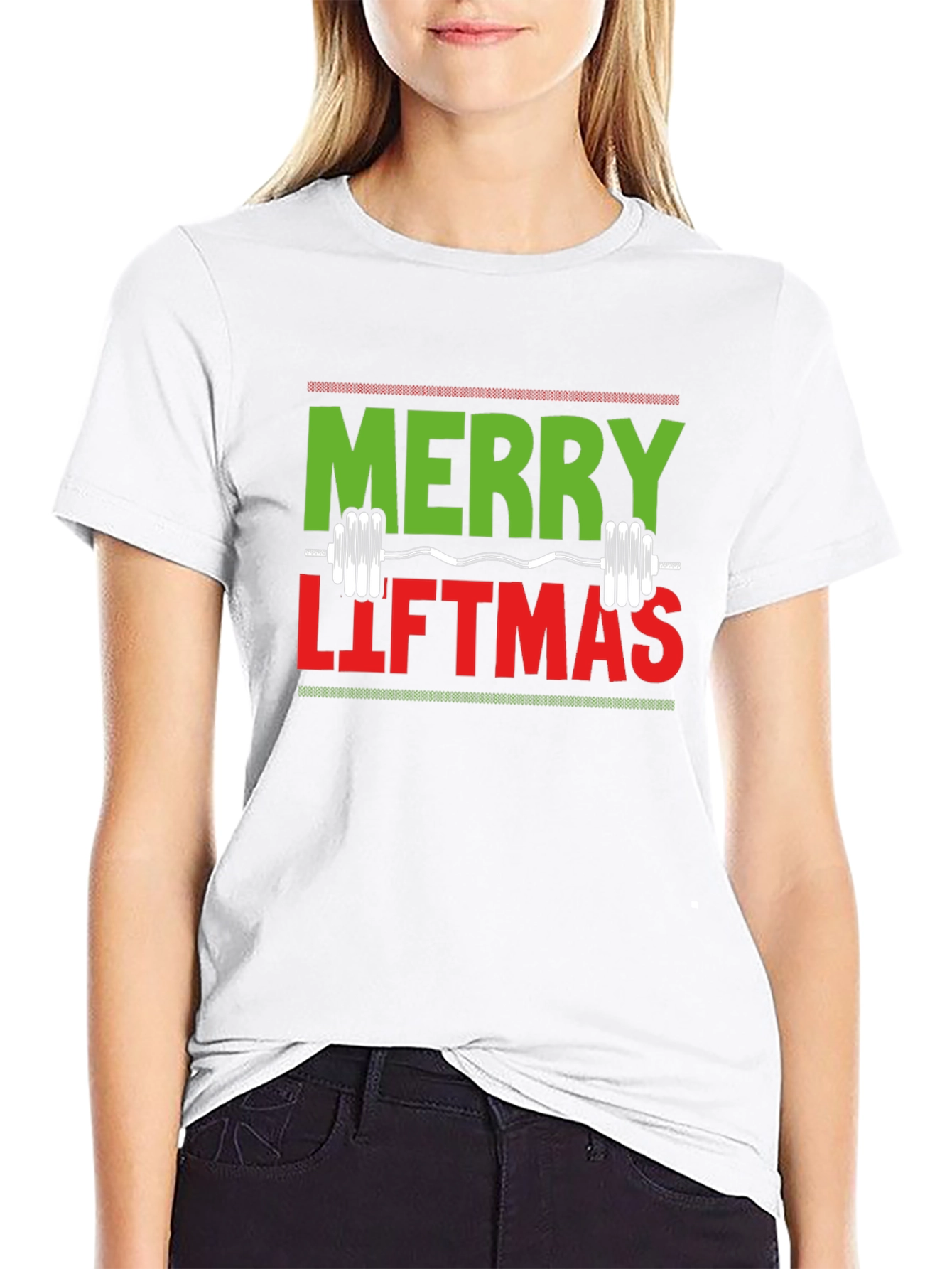 Merry Liftmas T-Shirt - Christmas Gym Tee