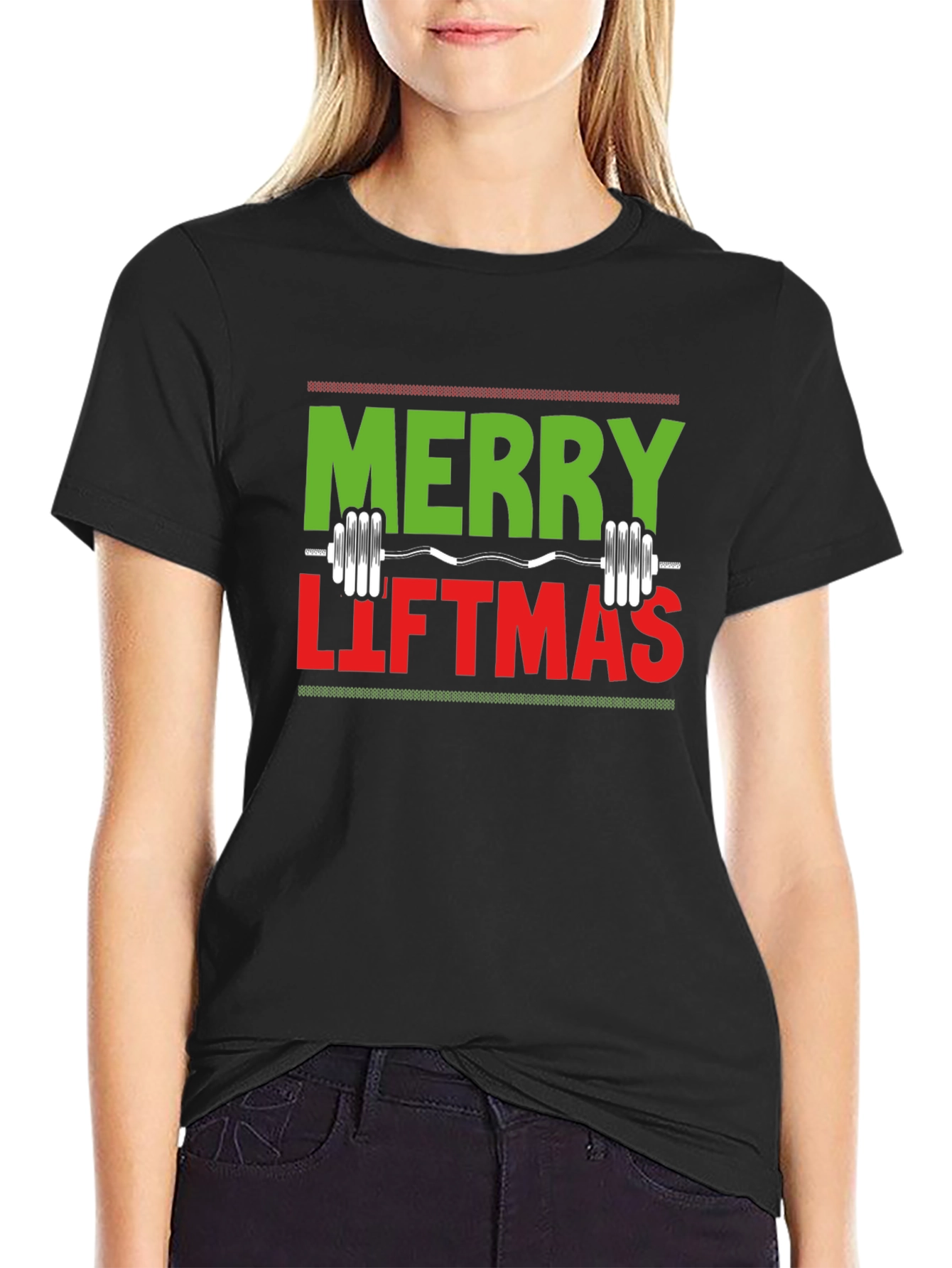 Merry Liftmas T-Shirt - Christmas Gym Tee