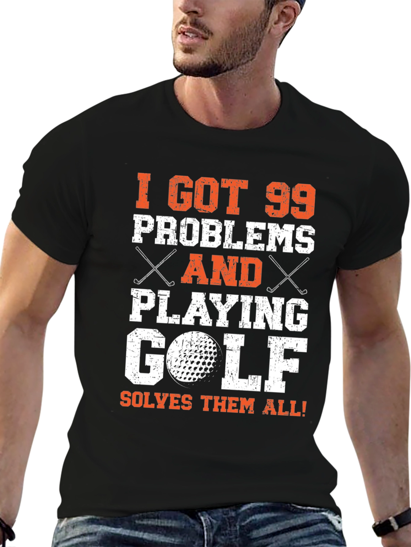 Funny Golf T-Shirt - 99 Problems