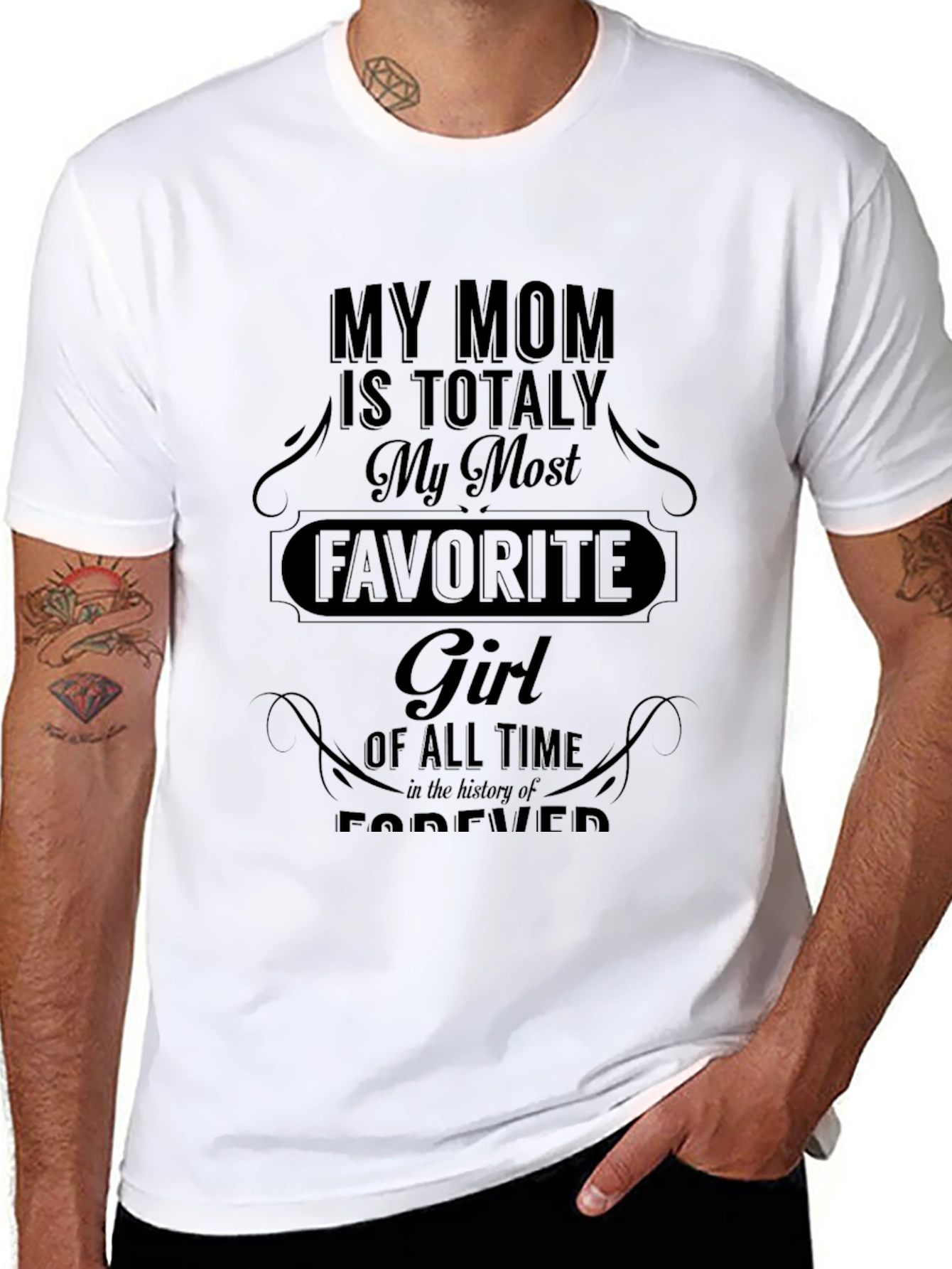 My Mom is My Most Favorite Girl T-Shirt