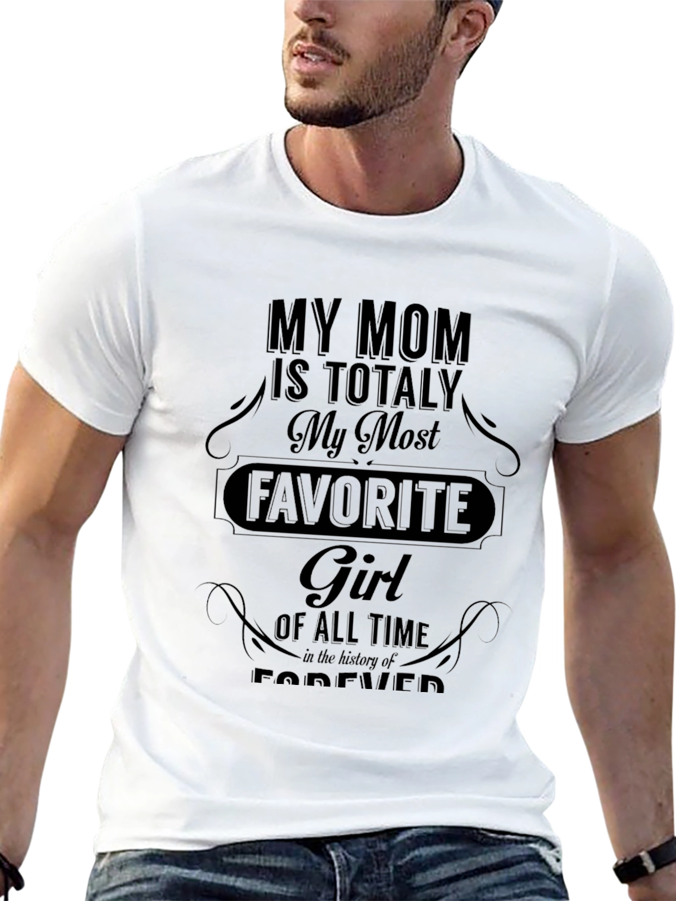 My Mom is My Most Favorite Girl T-Shirt