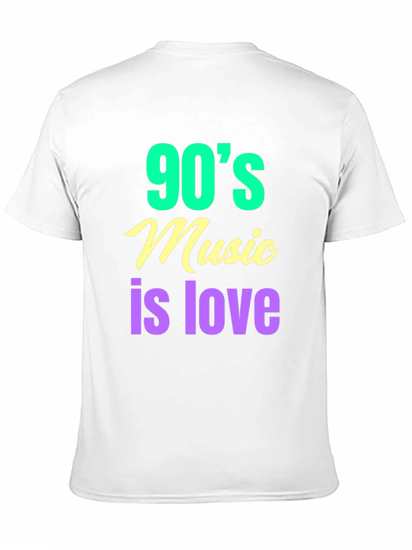 90s Music is Love T-Shirt - Retro Style