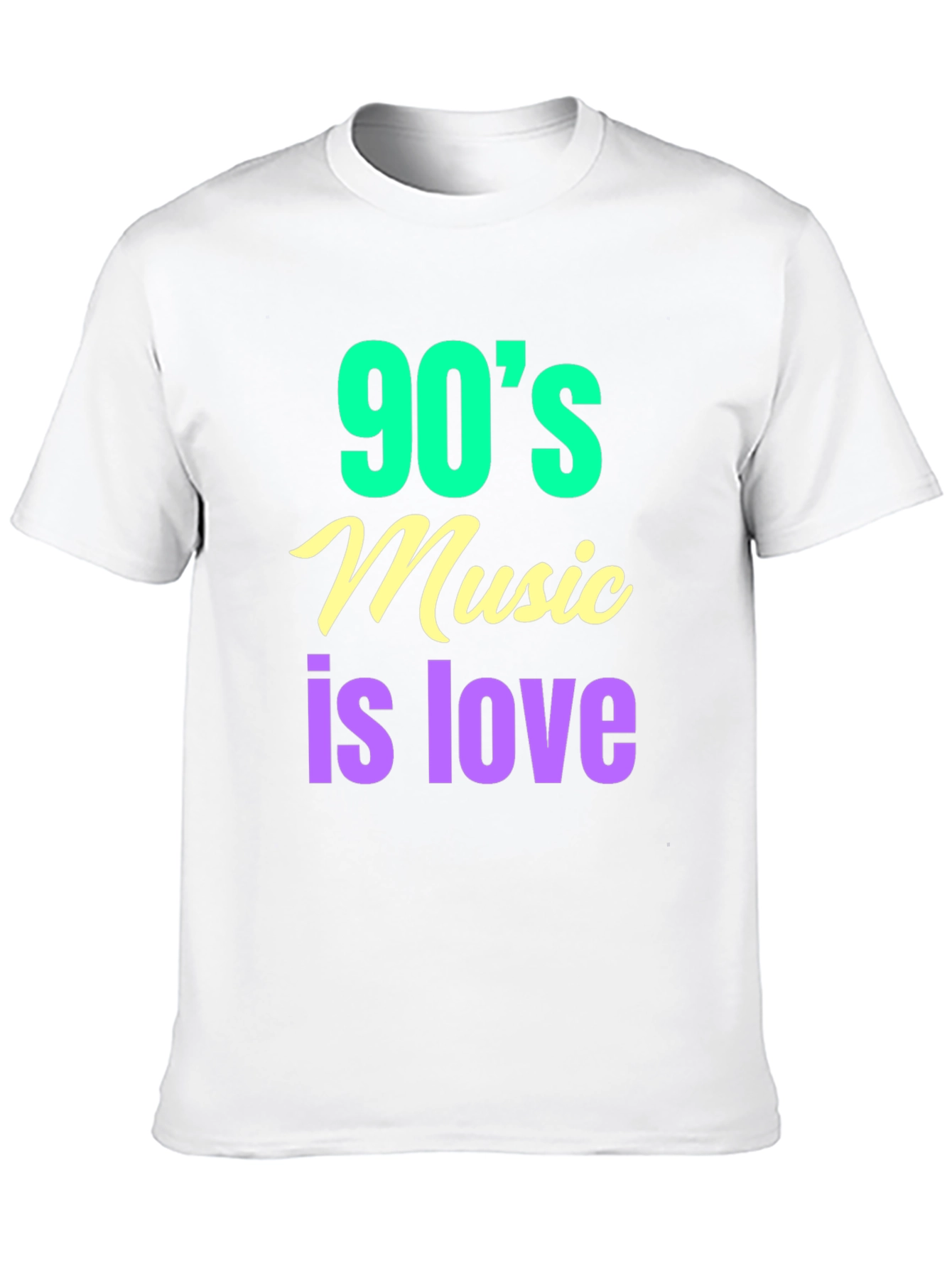 90s Music is Love T-Shirt - Retro Style