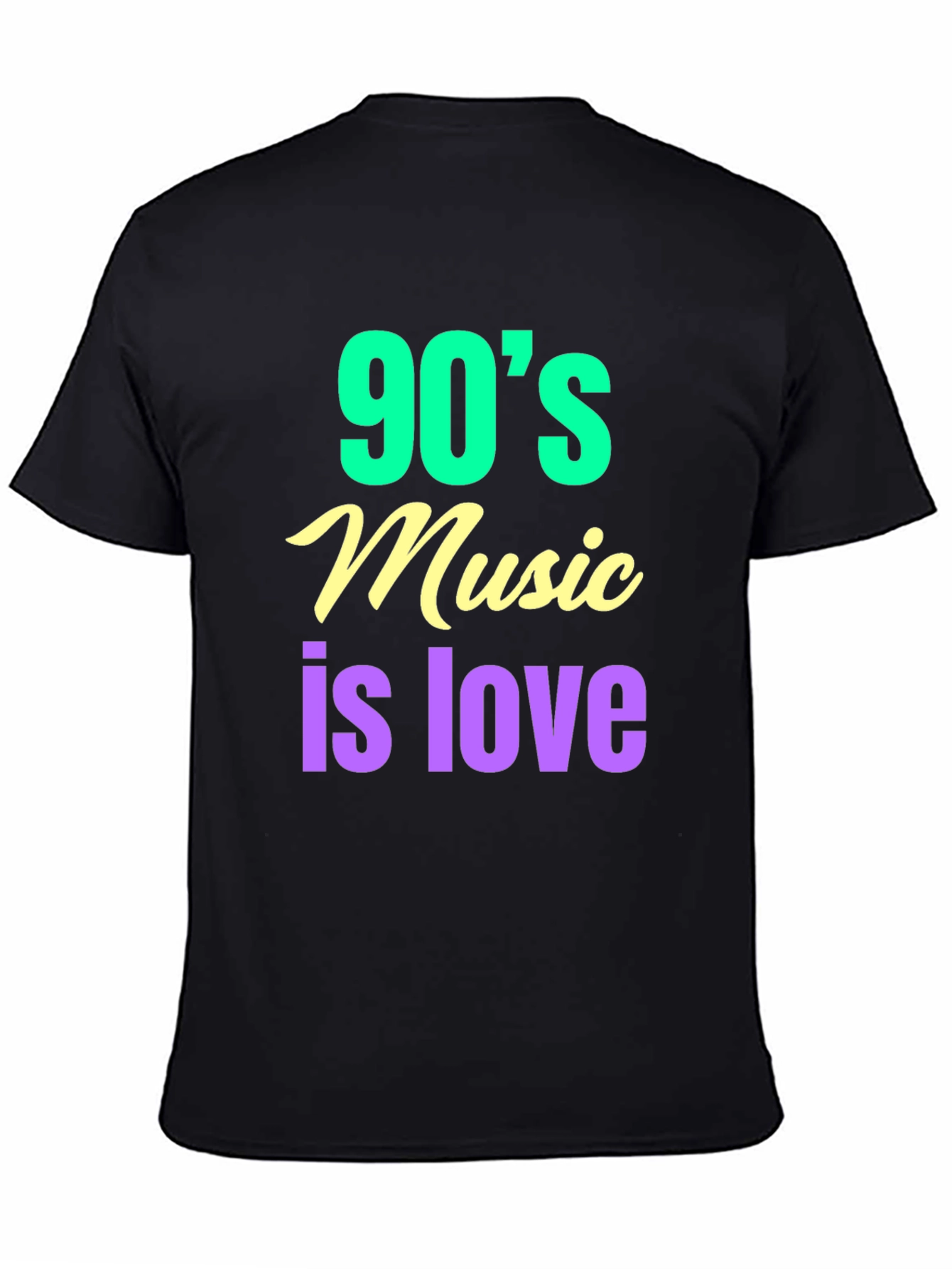 90s Music is Love T-Shirt - Retro Style