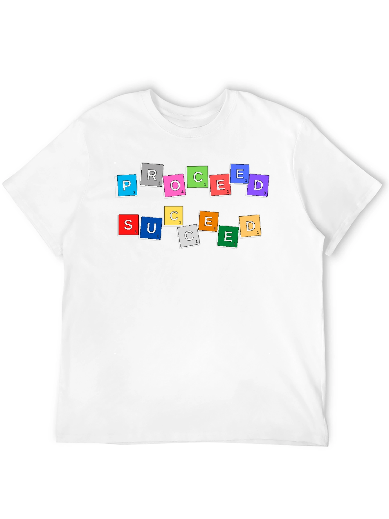 Proceed Succeed Graphic Tee - Black