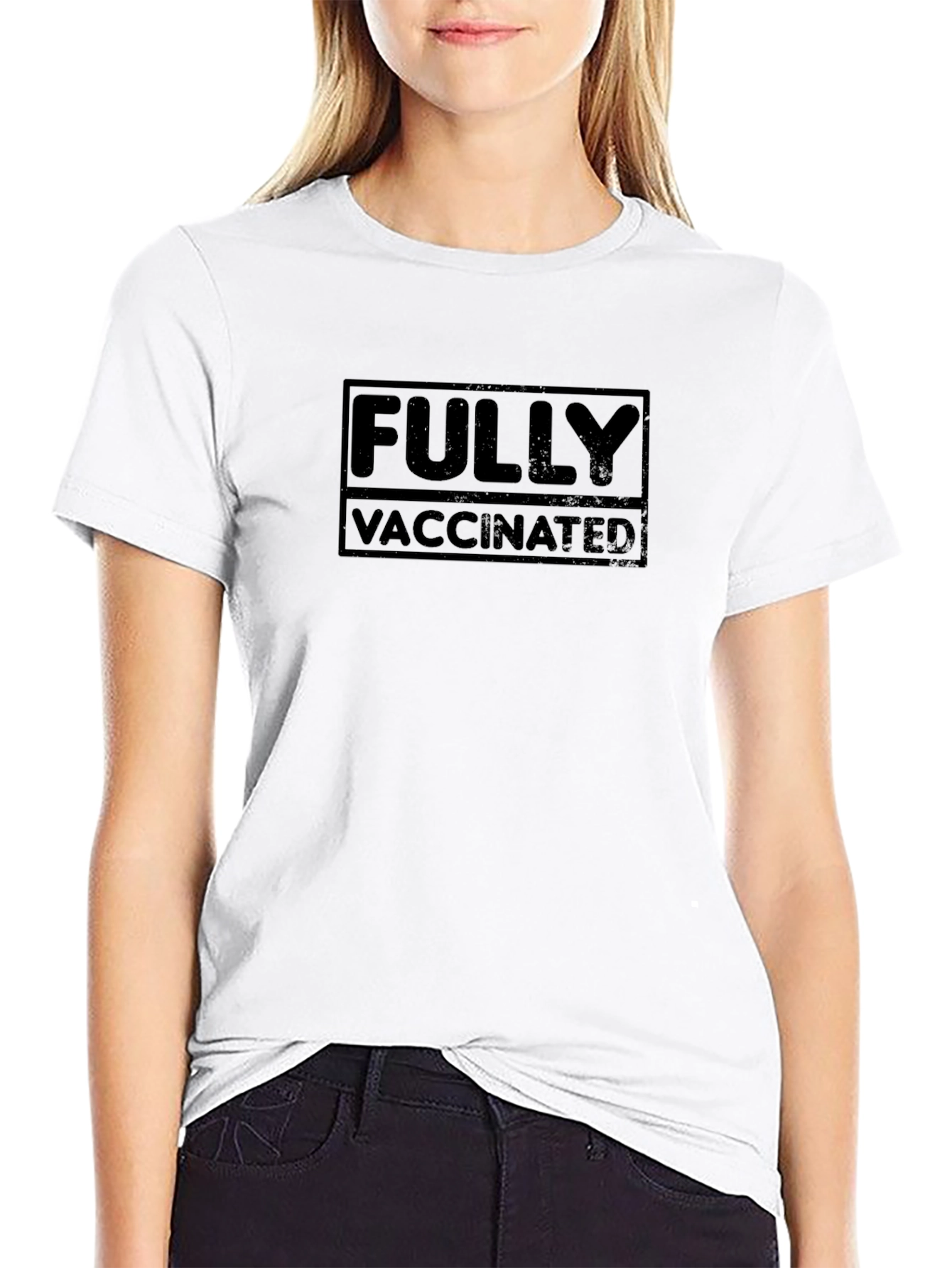 Fully Vaccinated Black T-Shirt