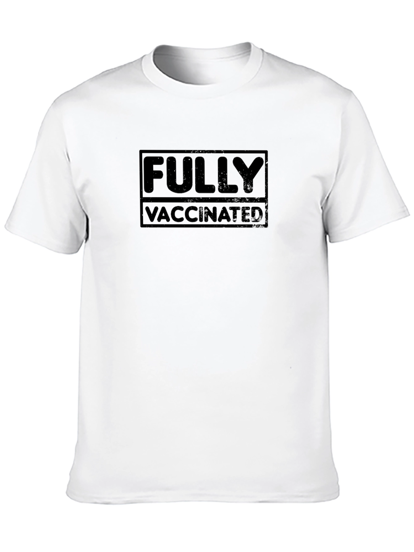 Fully Vaccinated Black T-Shirt