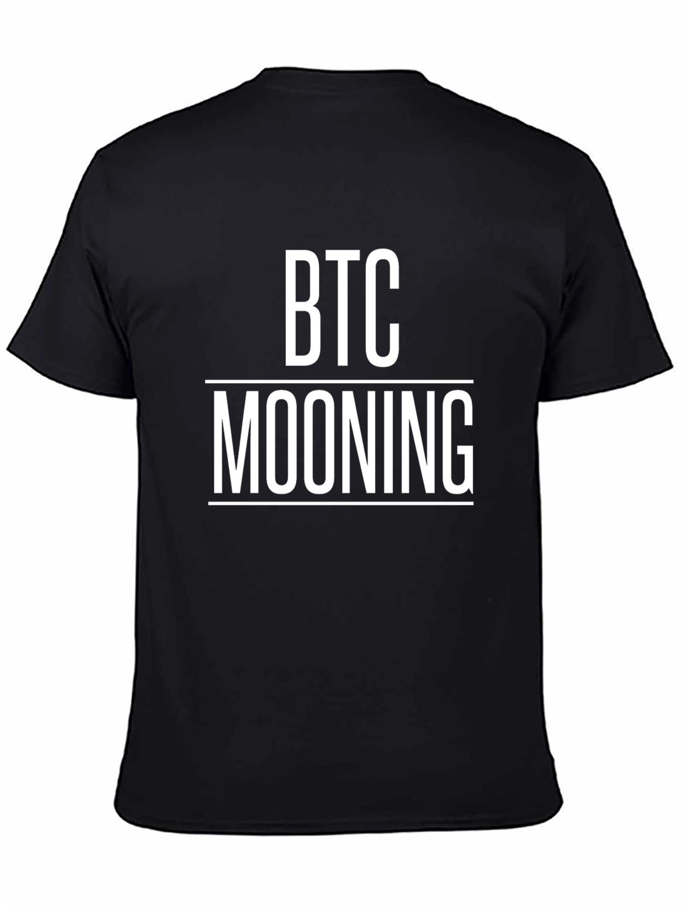 BTC Mooning Black T-Shirt