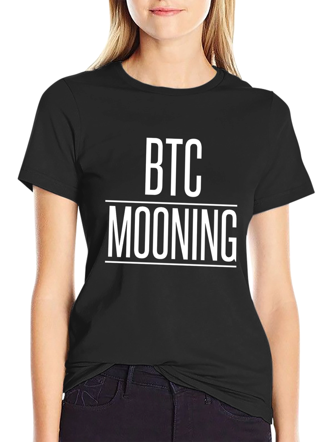 BTC Mooning Black T-Shirt