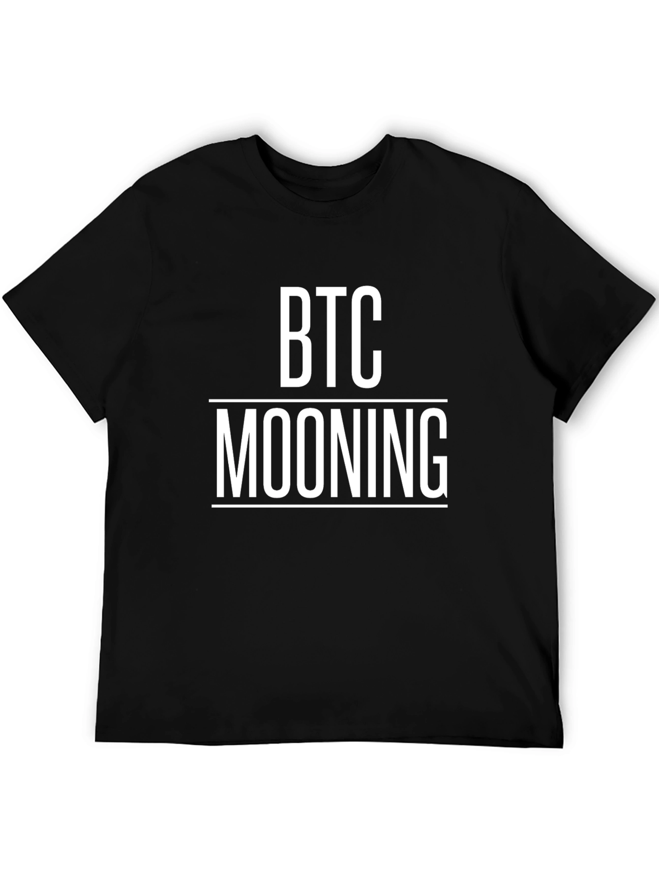 BTC Mooning Black T-Shirt