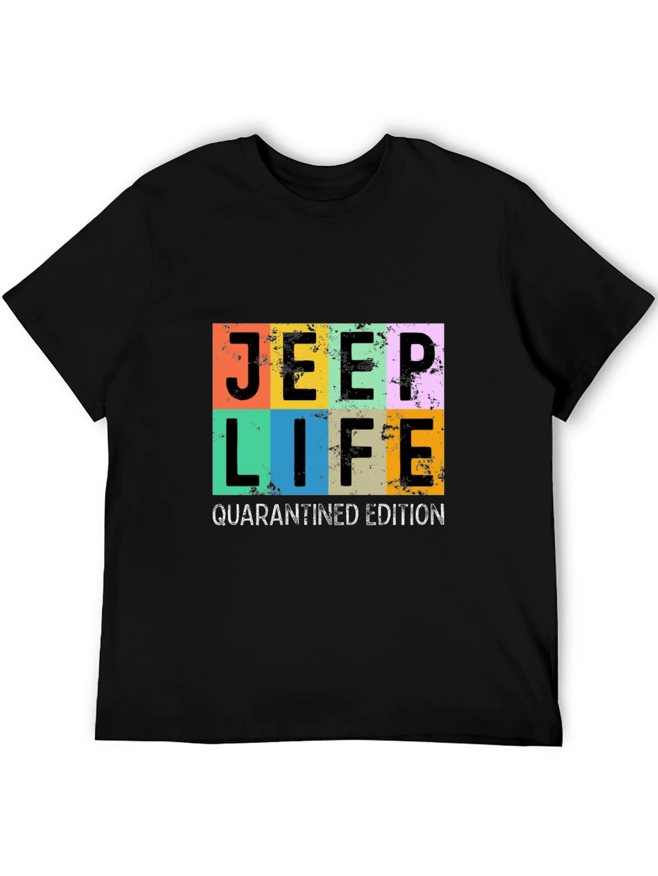 Jeep Life Quarantined Edition Graphic Tee - Black