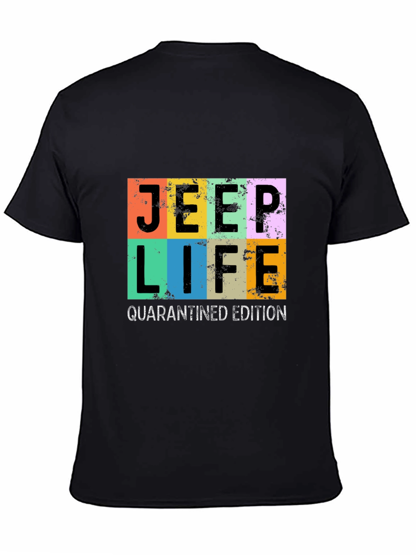 Jeep Life Quarantined Edition Graphic Tee - Black