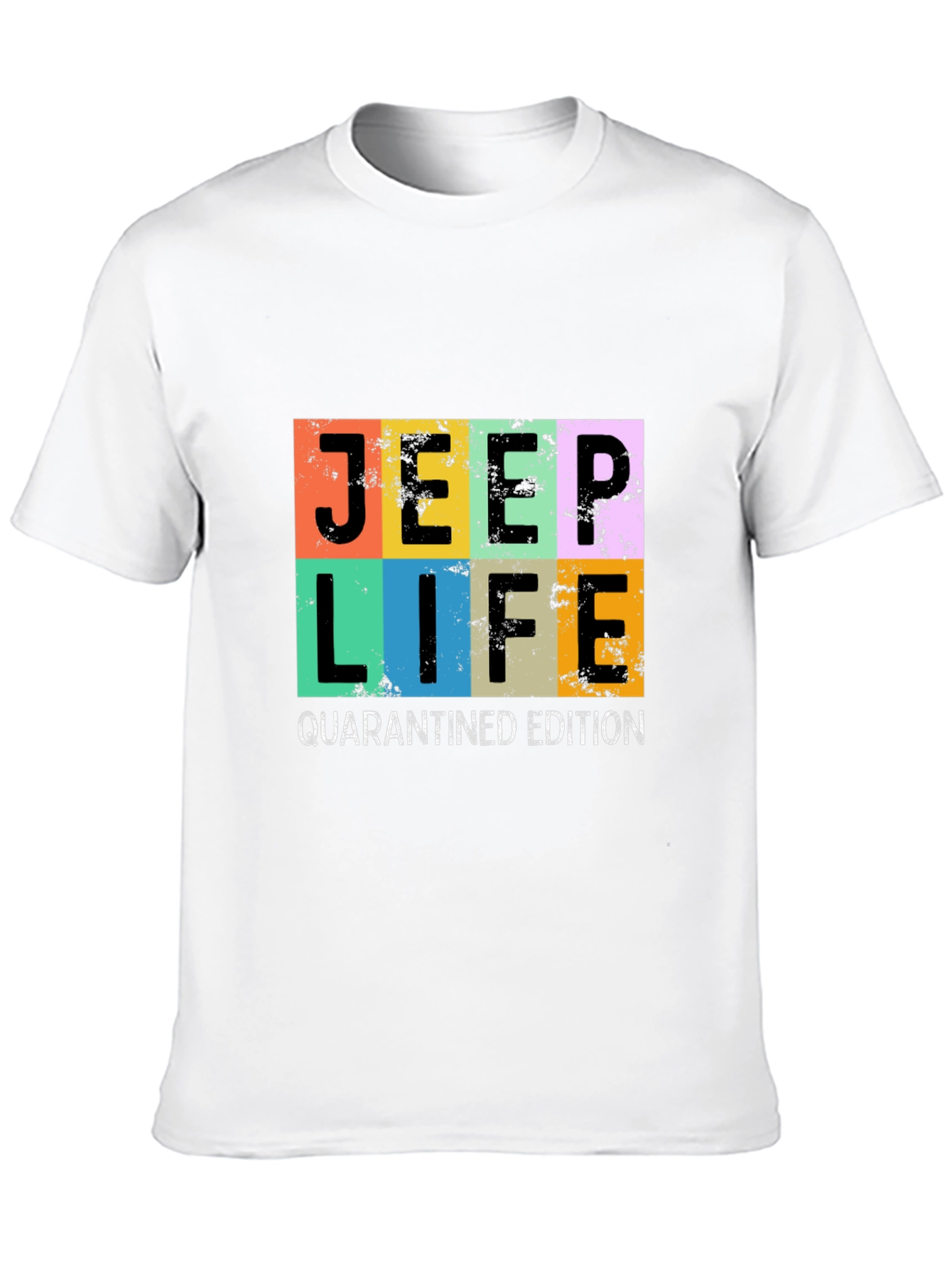 Jeep Life Quarantined Edition Graphic Tee - Black