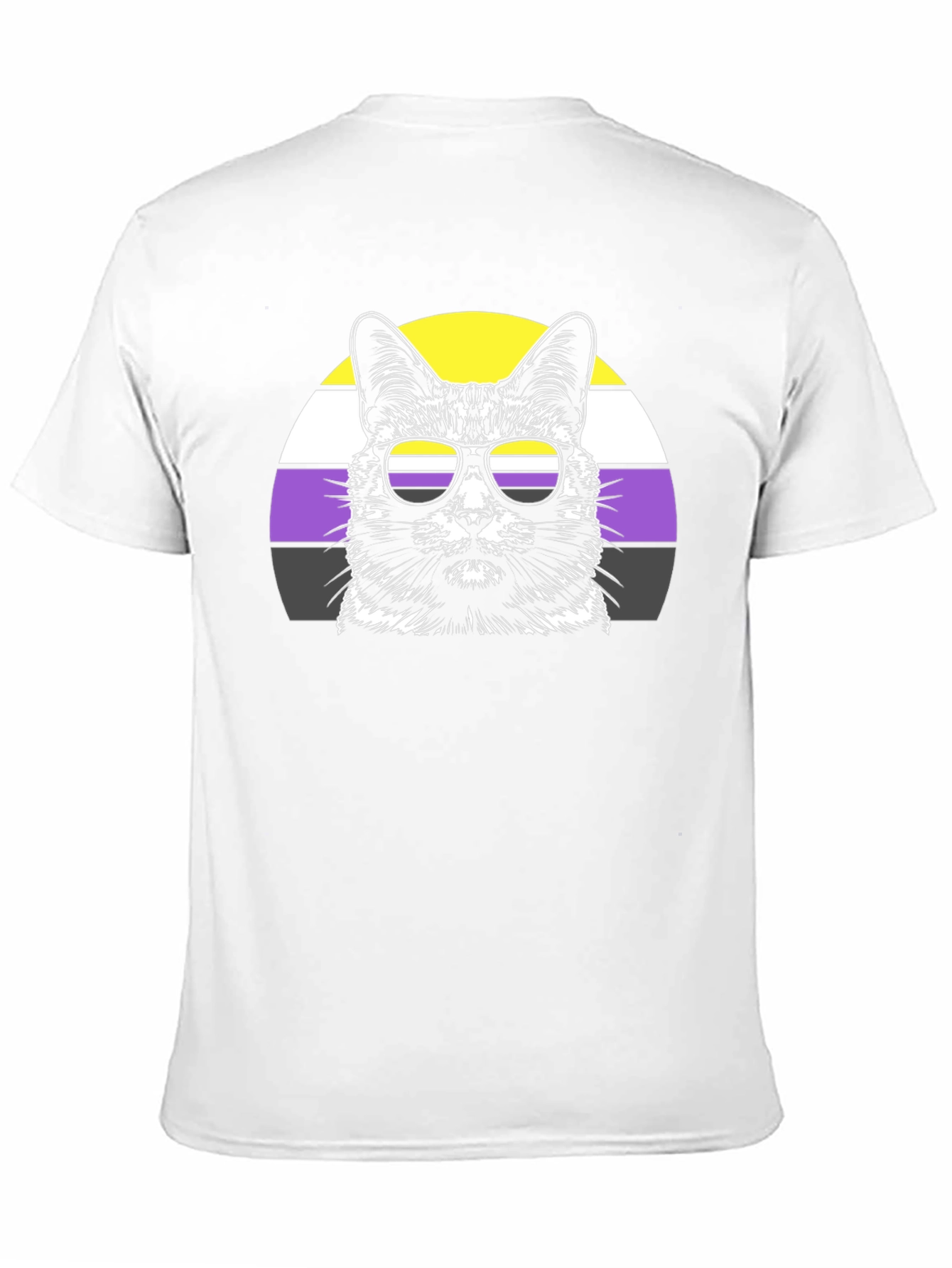Non-Binary Pride Cat T-Shirt