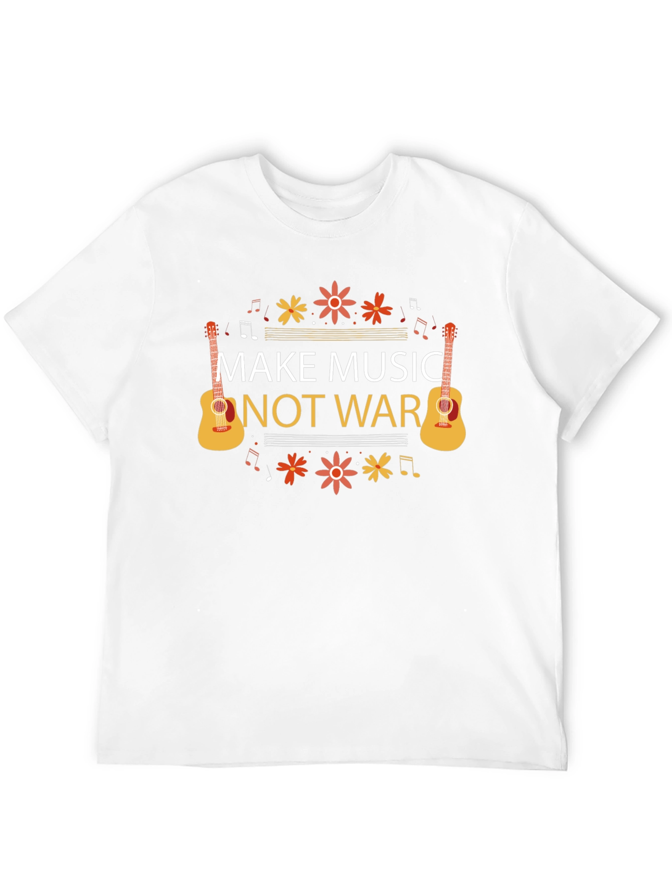 Make Music Not War Graphic Tee