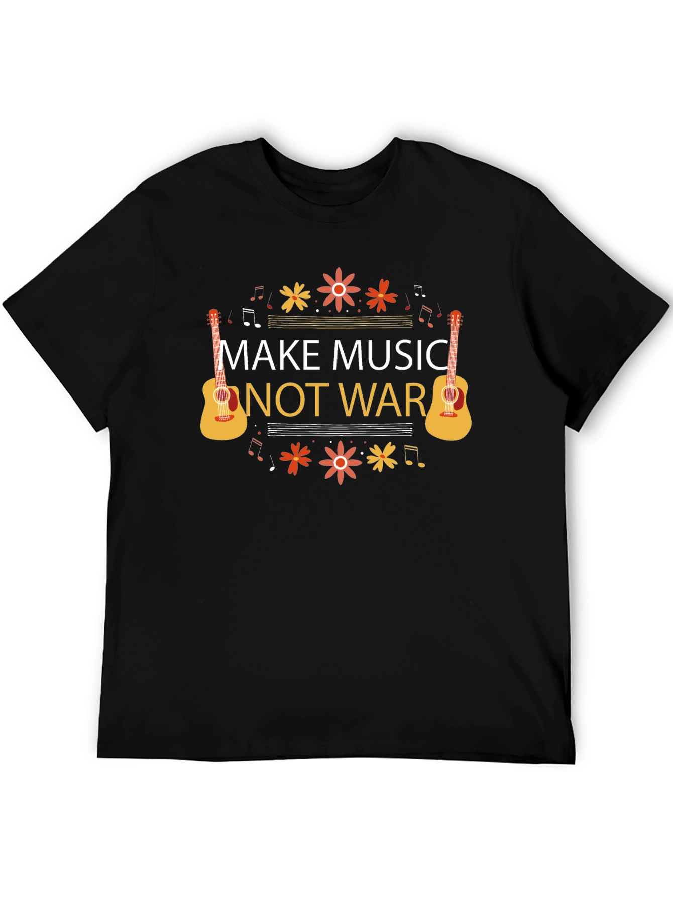 Make Music Not War Graphic Tee