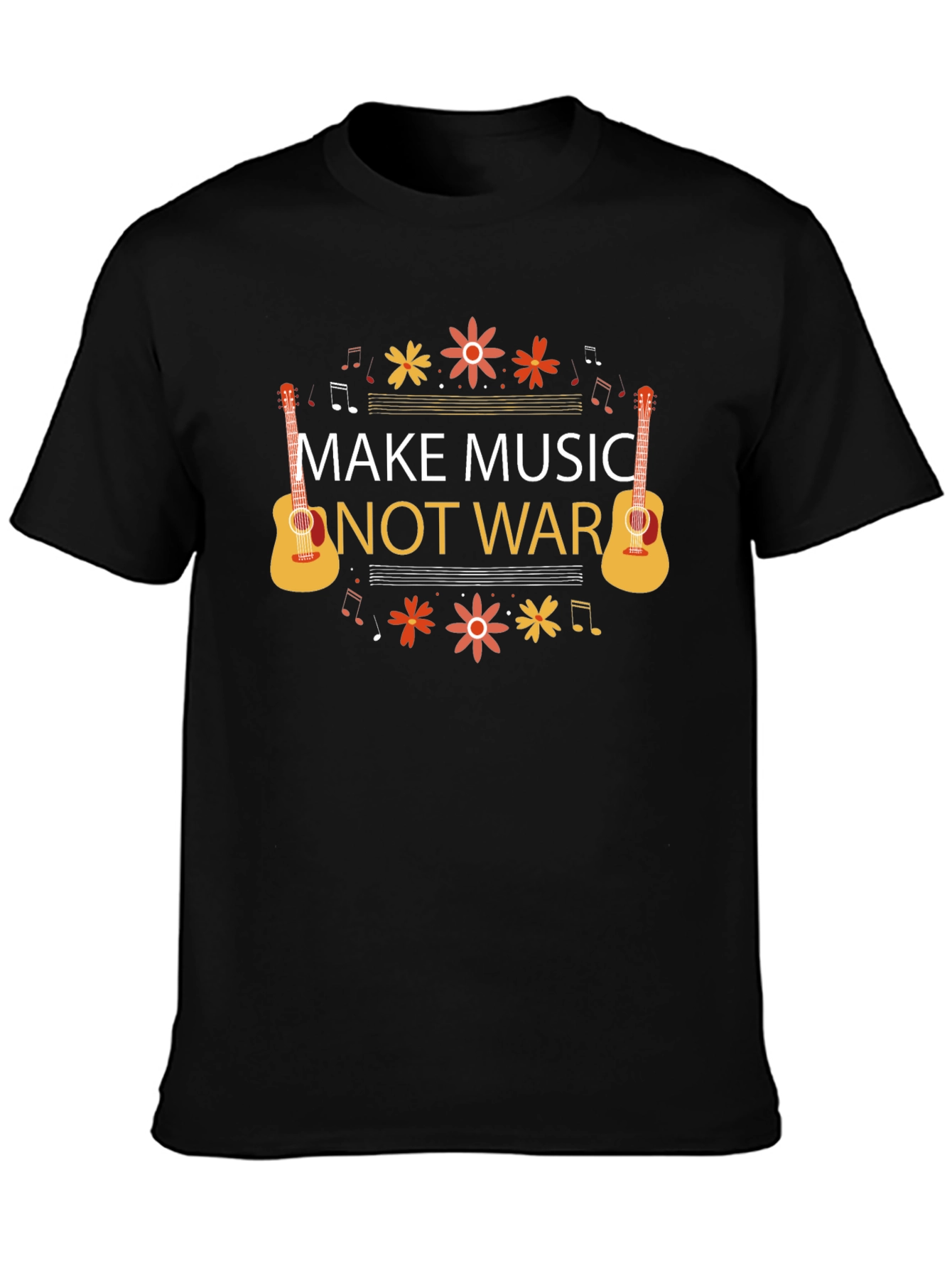 Make Music Not War Graphic Tee