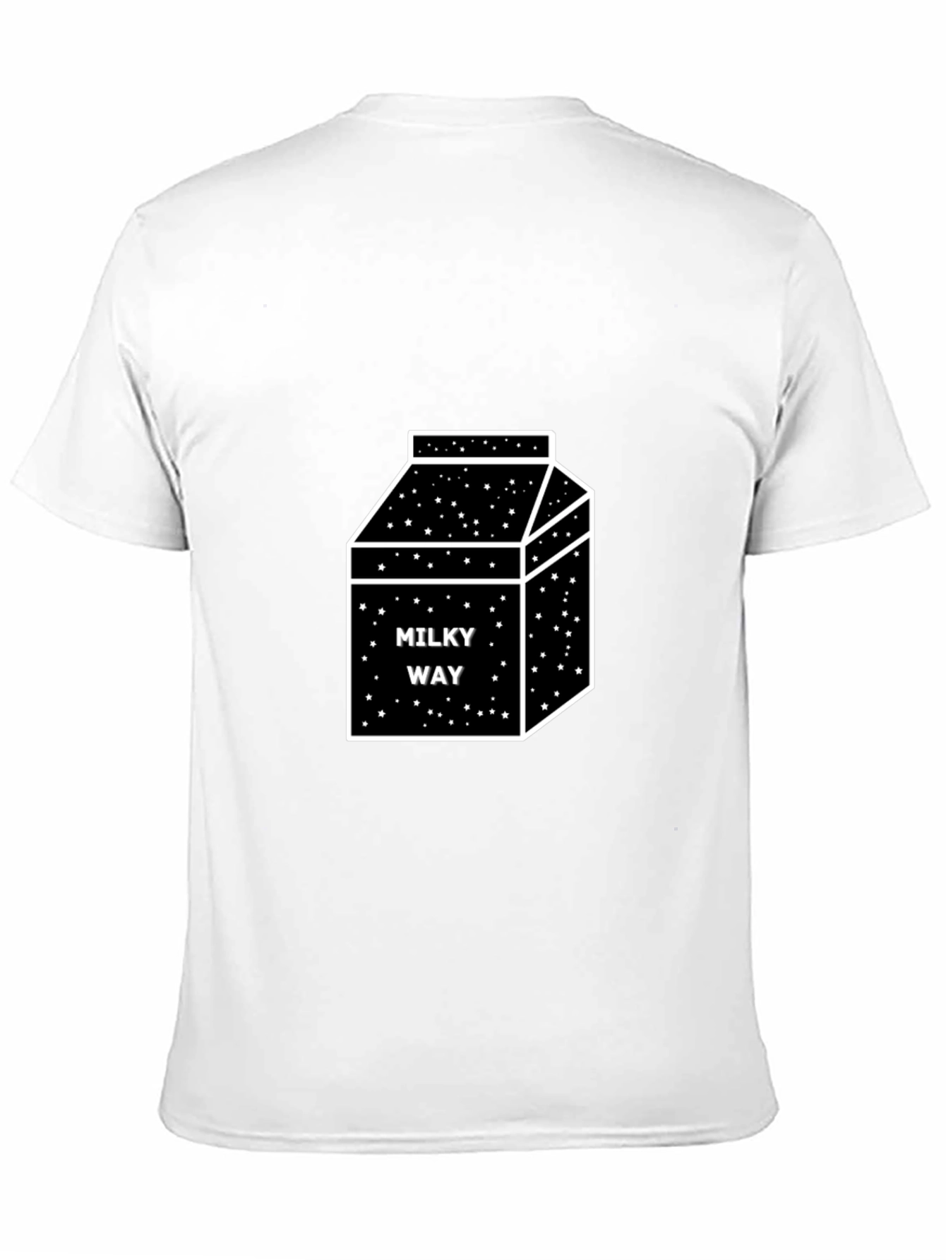 Milky Way Box Graphic T-Shirt - Black