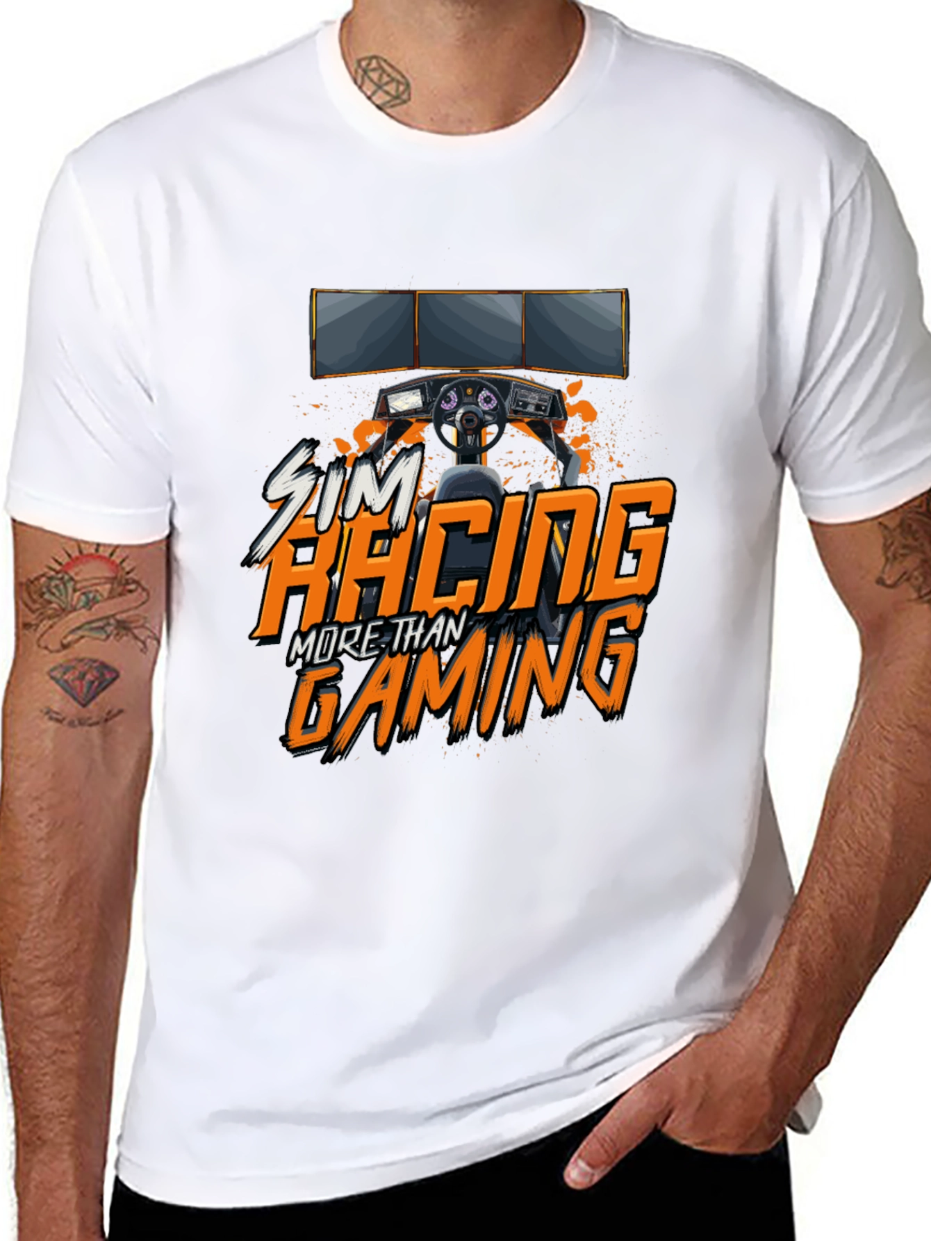 Sim Racing T-Shirt - Gamer Apparel
