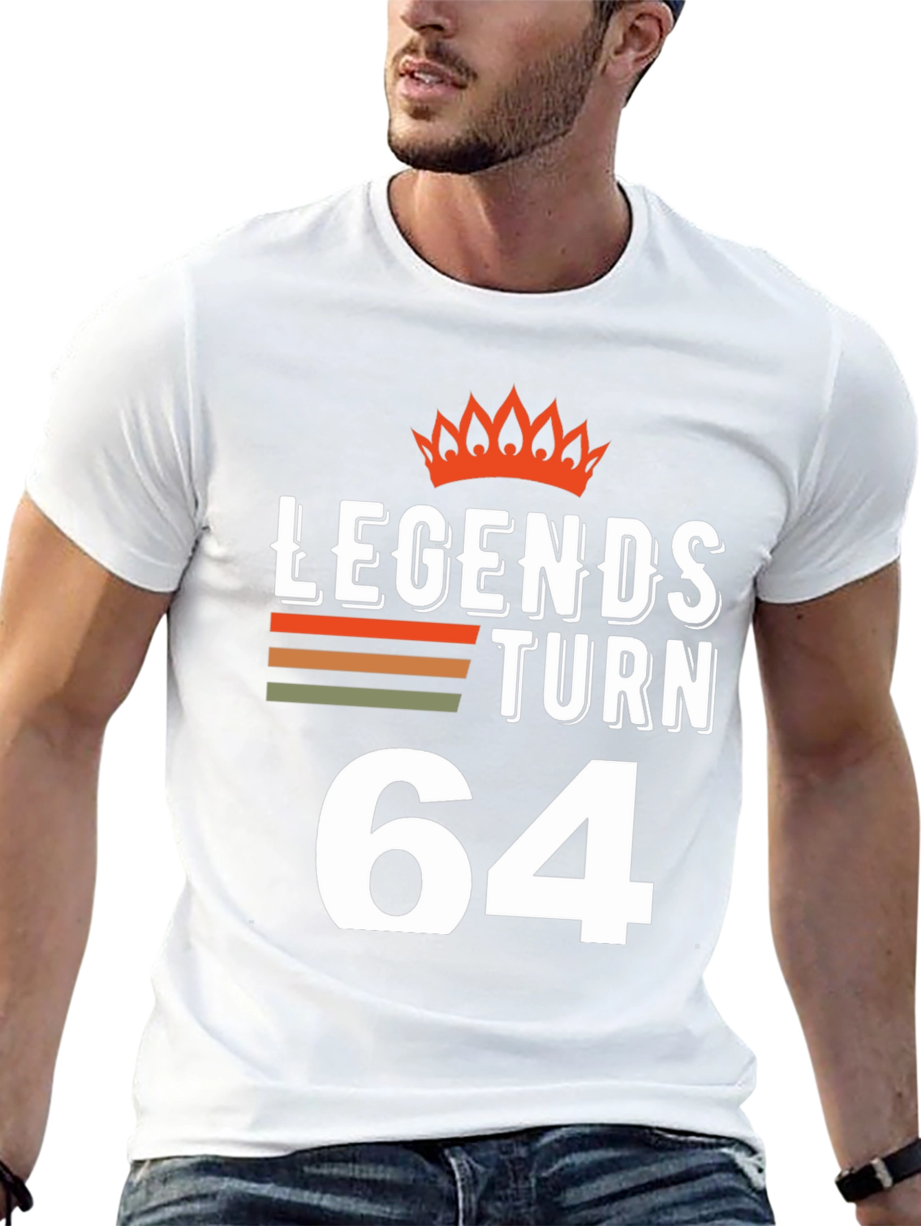 Legends Turn 64 T-Shirt - Birthday Gift
