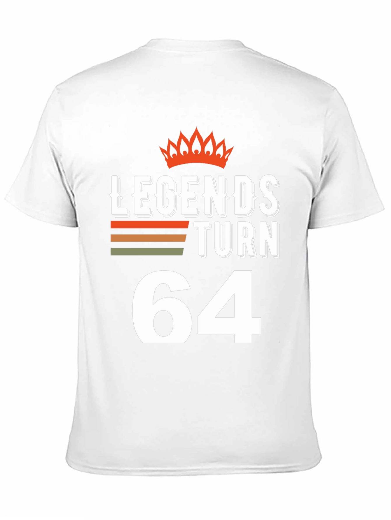 Legends Turn 64 T-Shirt - Birthday Gift