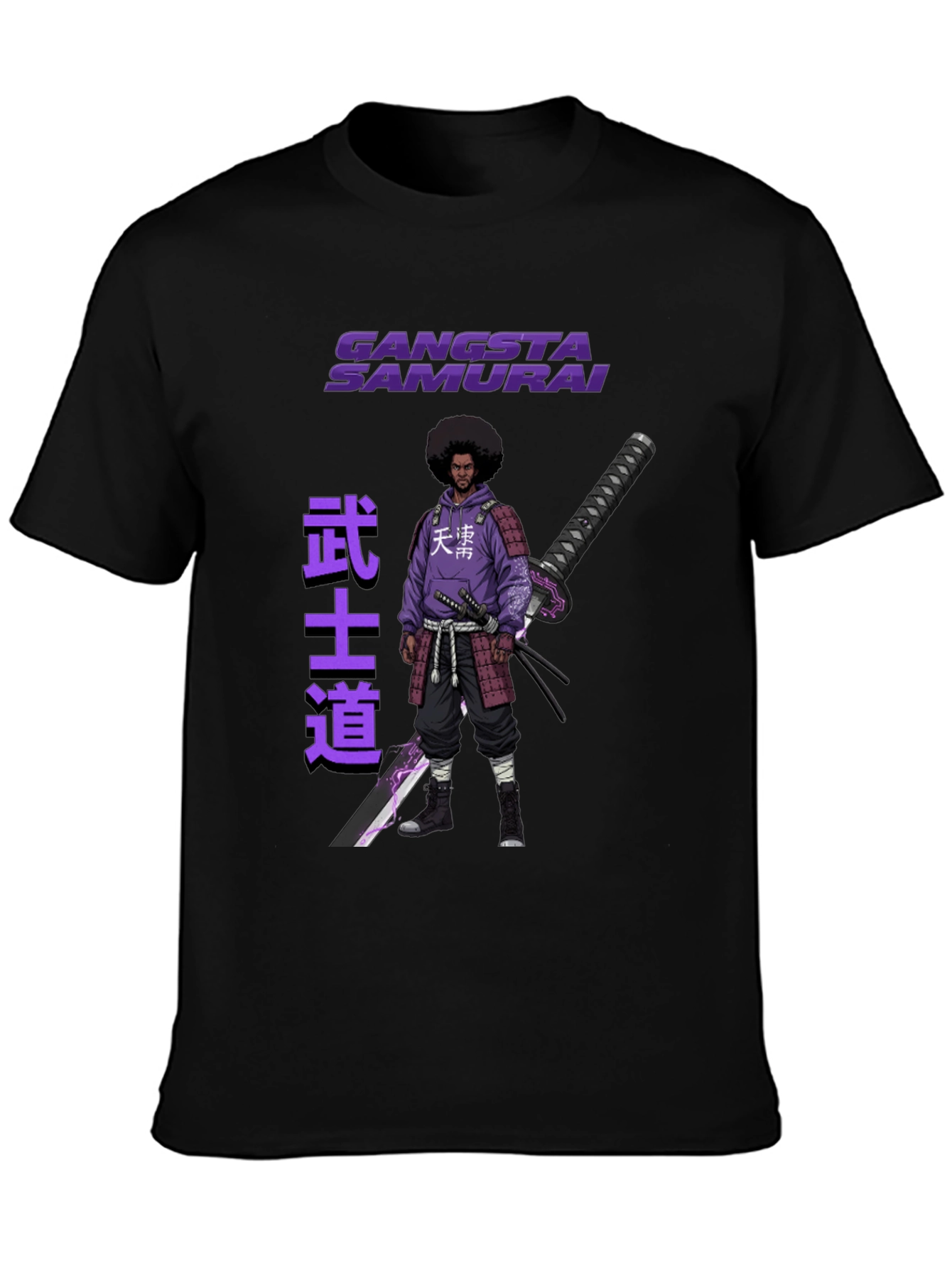 Gangsta Samurai T-Shirt - Urban Style