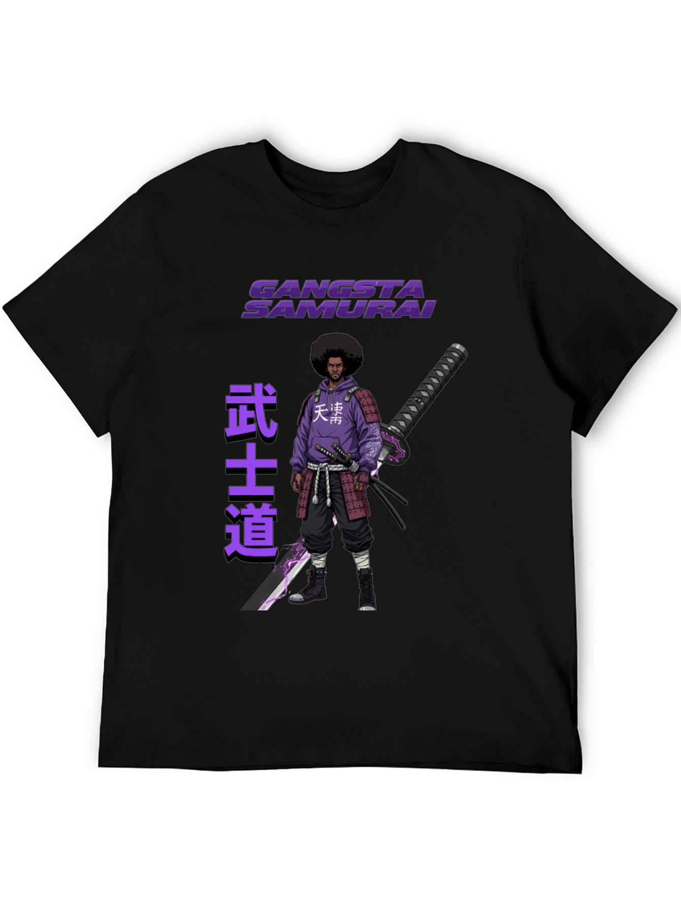 Gangsta Samurai T-Shirt - Urban Style