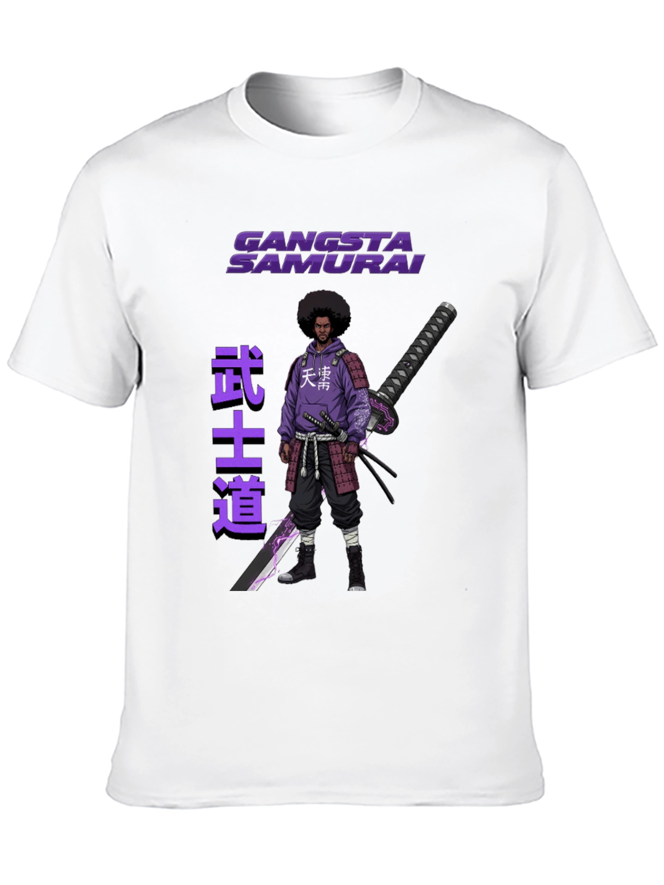 Gangsta Samurai T-Shirt - Urban Style