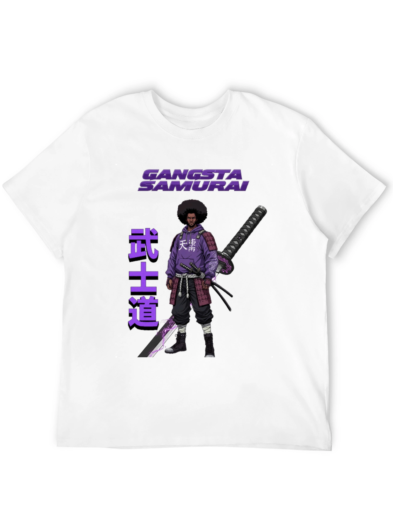Gangsta Samurai T-Shirt - Urban Style