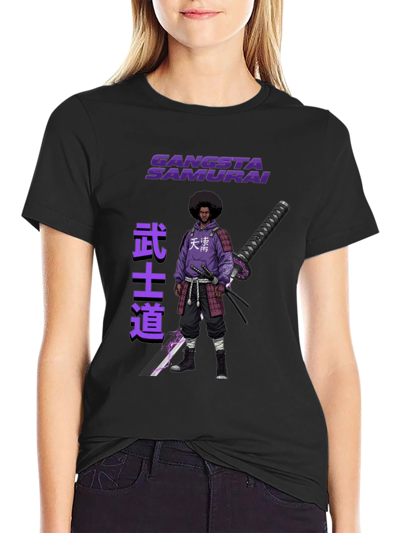 Gangsta Samurai T-Shirt - Urban Style