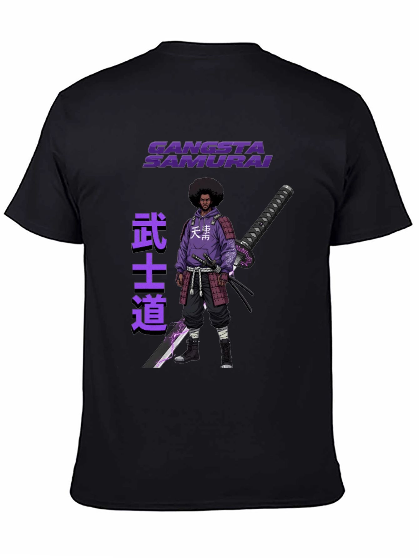 Gangsta Samurai T-Shirt - Urban Style