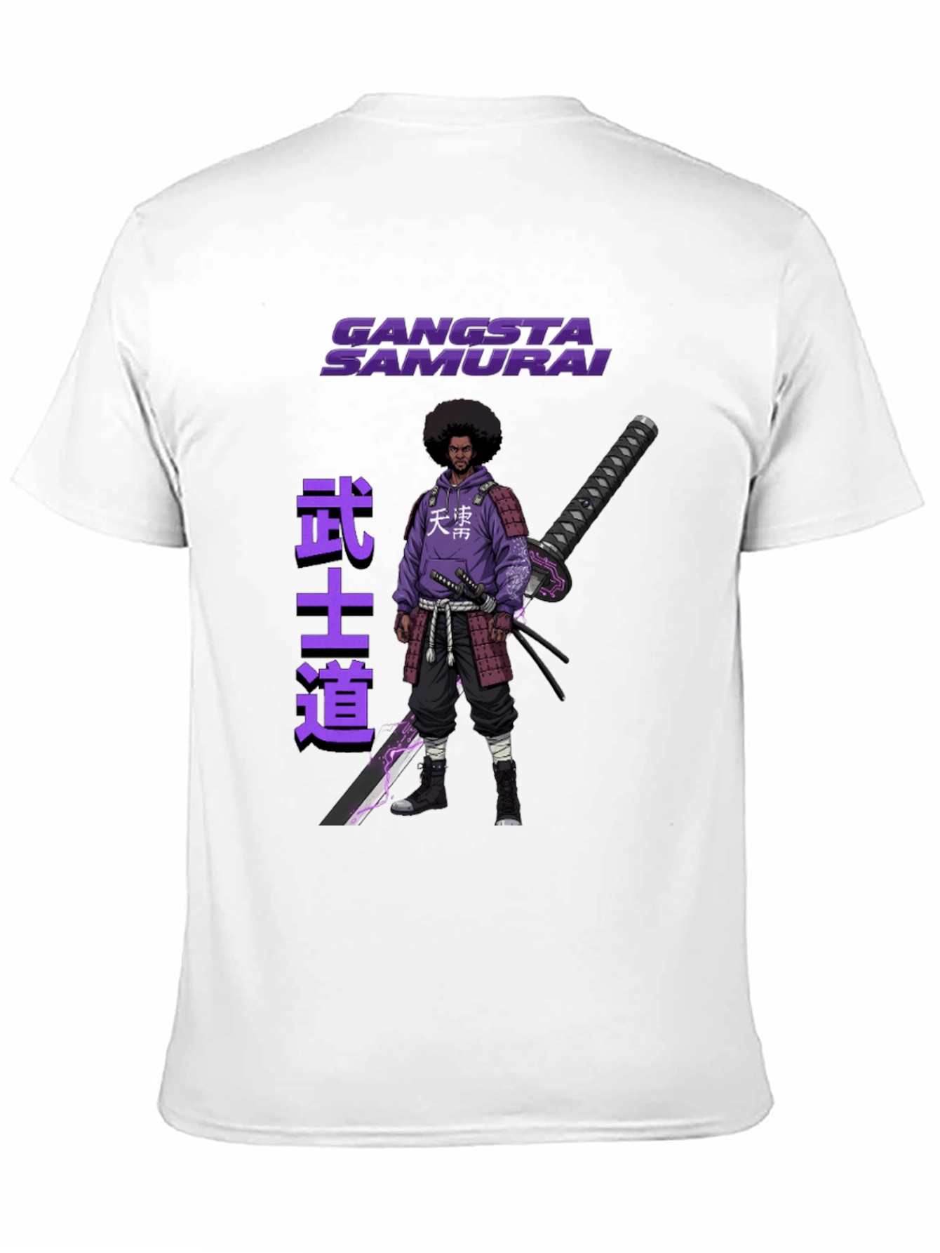 Gangsta Samurai T-Shirt - Urban Style
