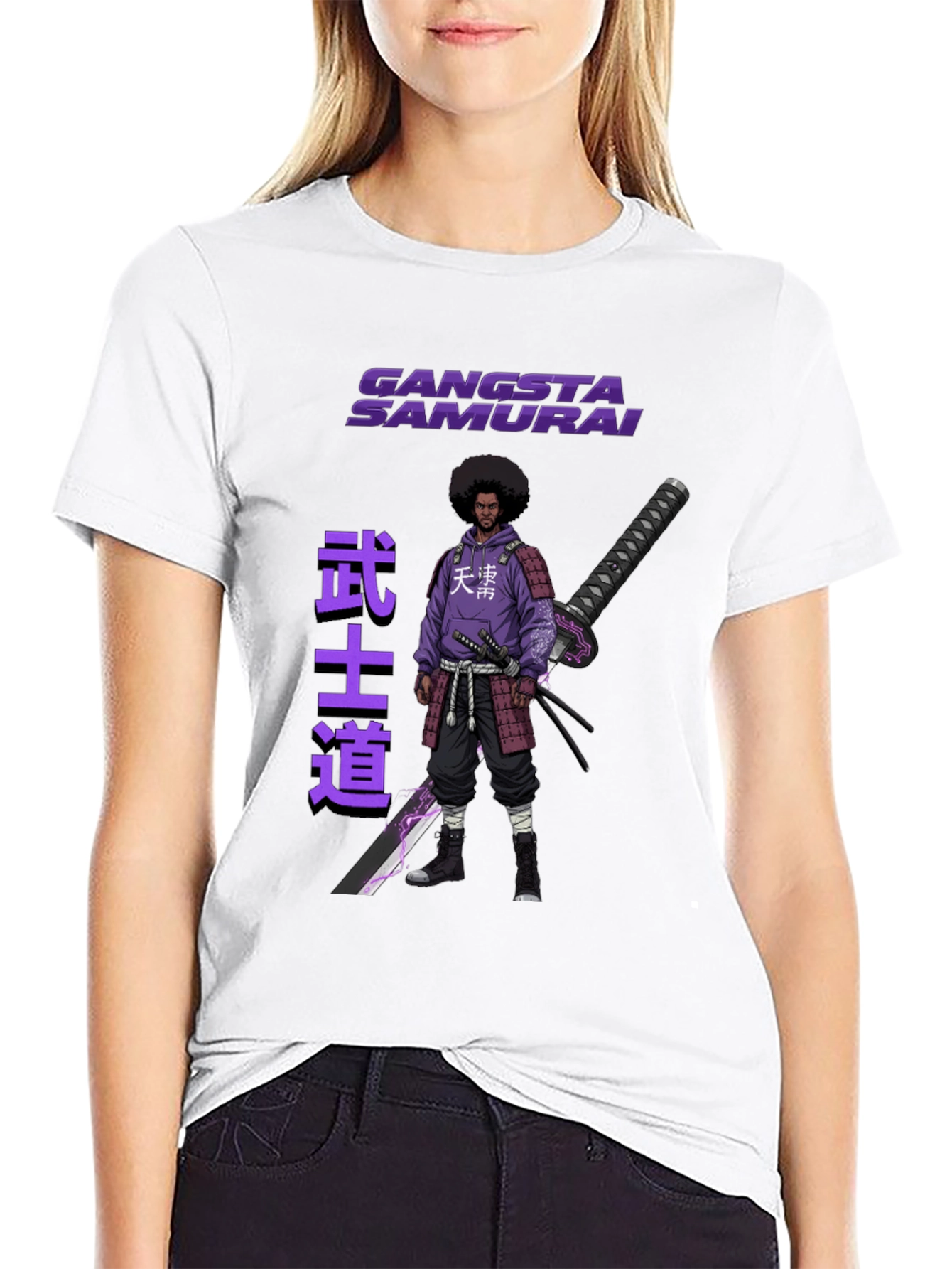 Gangsta Samurai T-Shirt - Urban Style