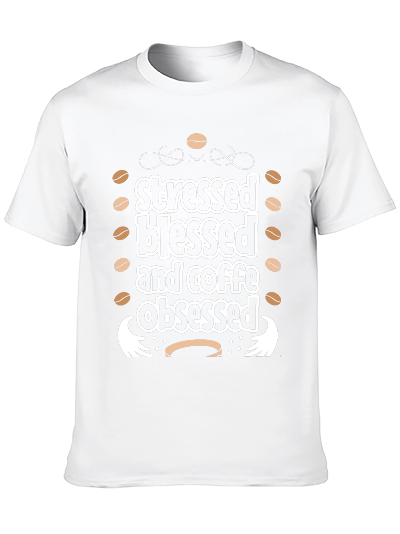 Stressed Blessed and Coffee Obsessed Graphic Tee