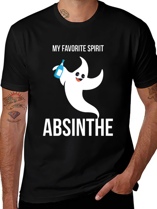 My Favorite Spirit Absinthe Ghost Graphic T-Shirt