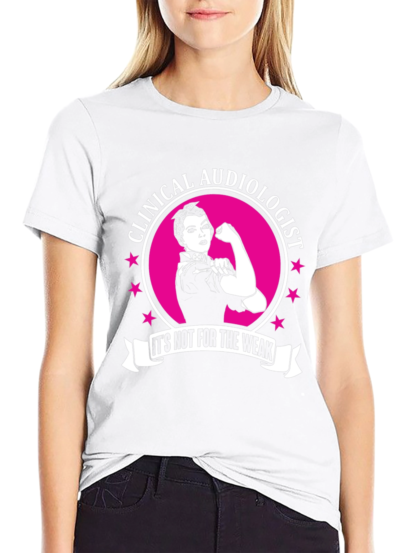Clinical Audiologist Strong Woman T-Shirt