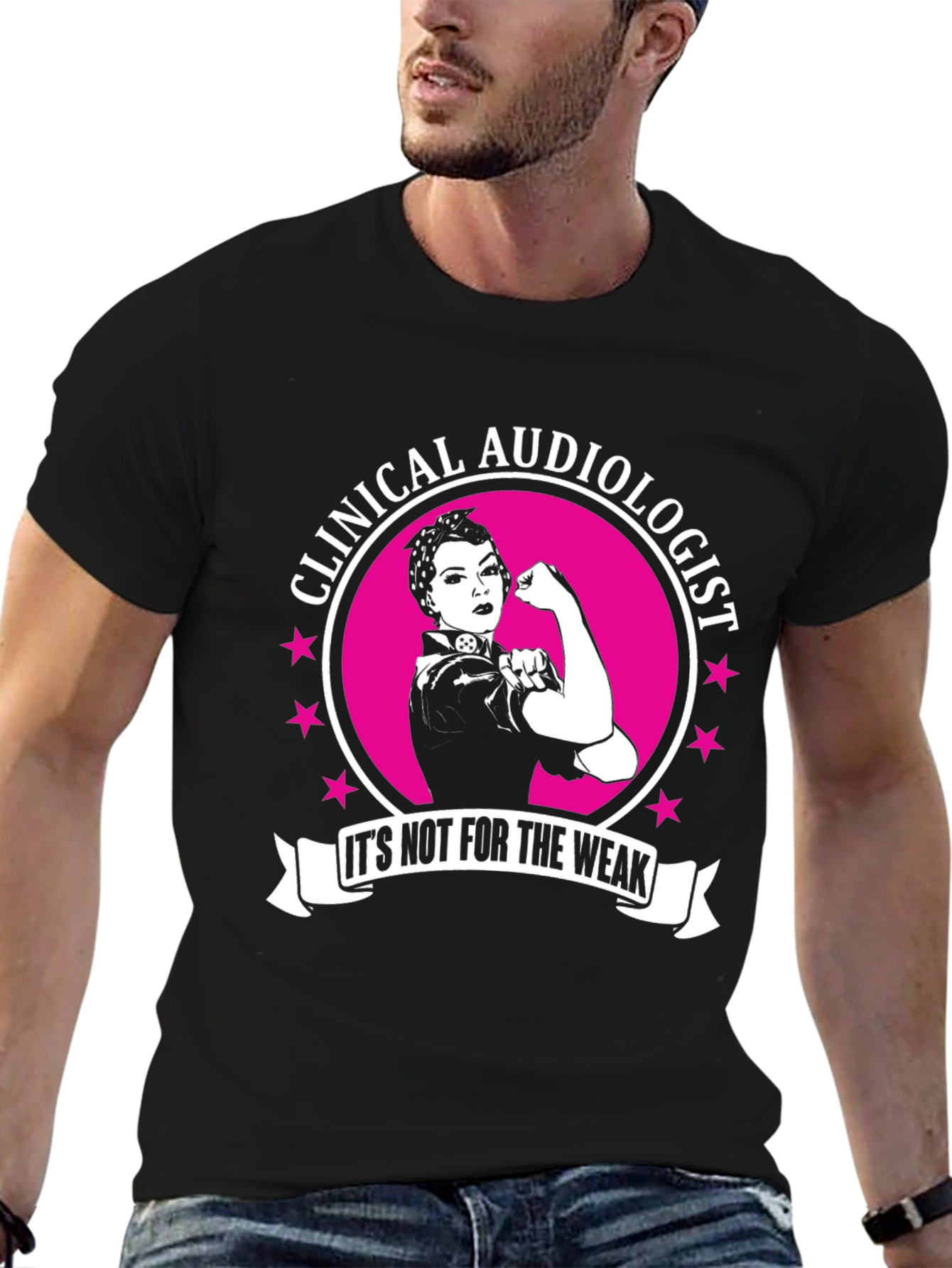 Clinical Audiologist Strong Woman T-Shirt