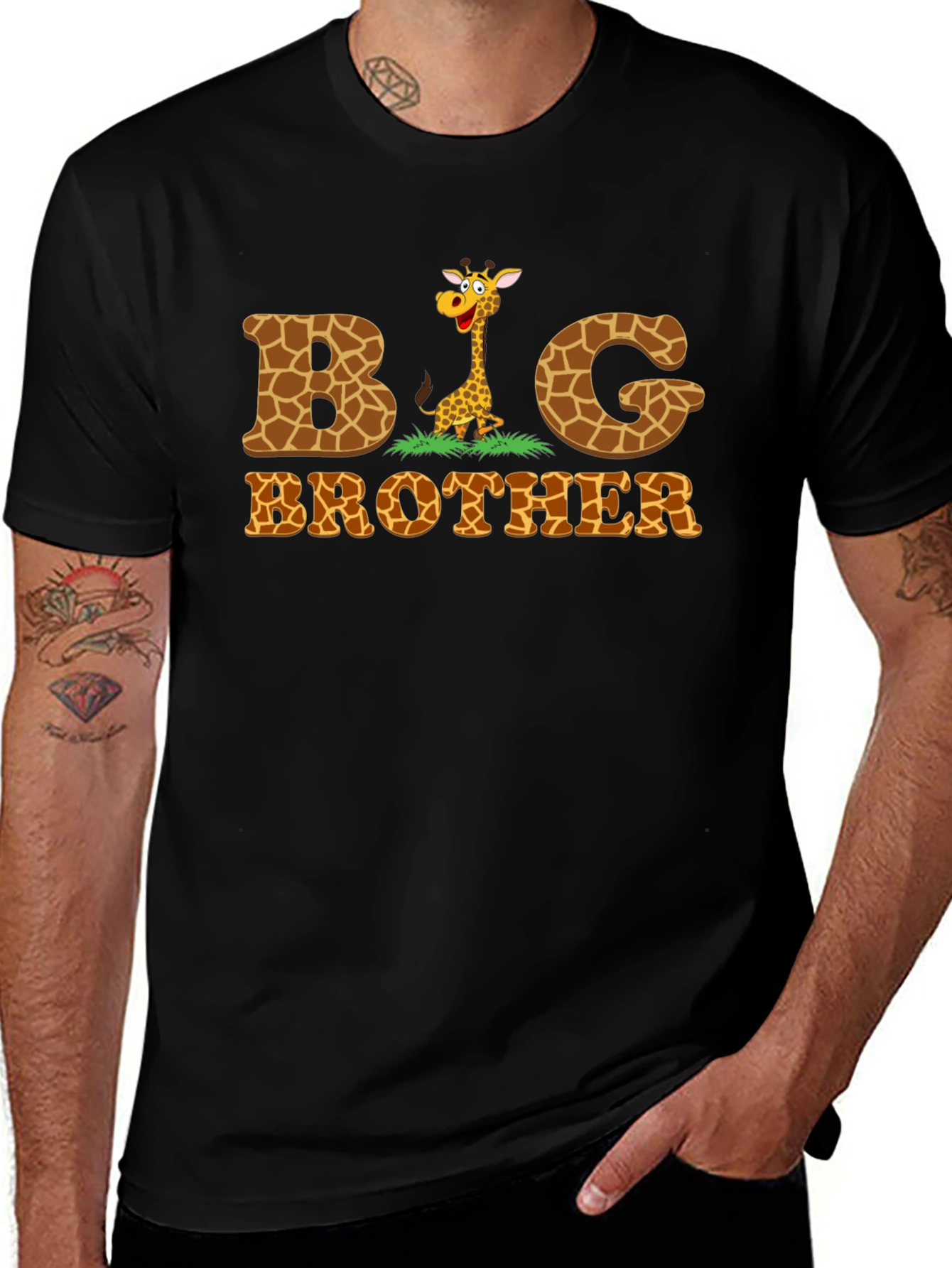 Big Brother Giraffe Tee