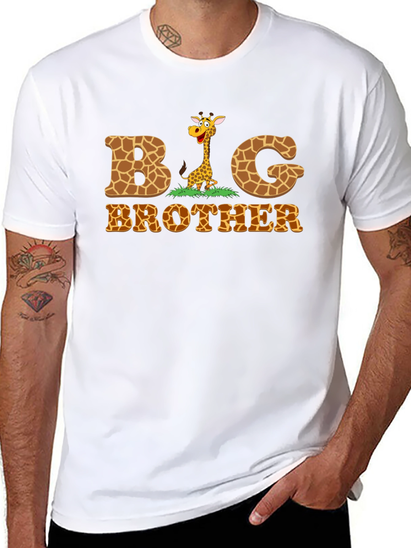 Big Brother Giraffe Tee