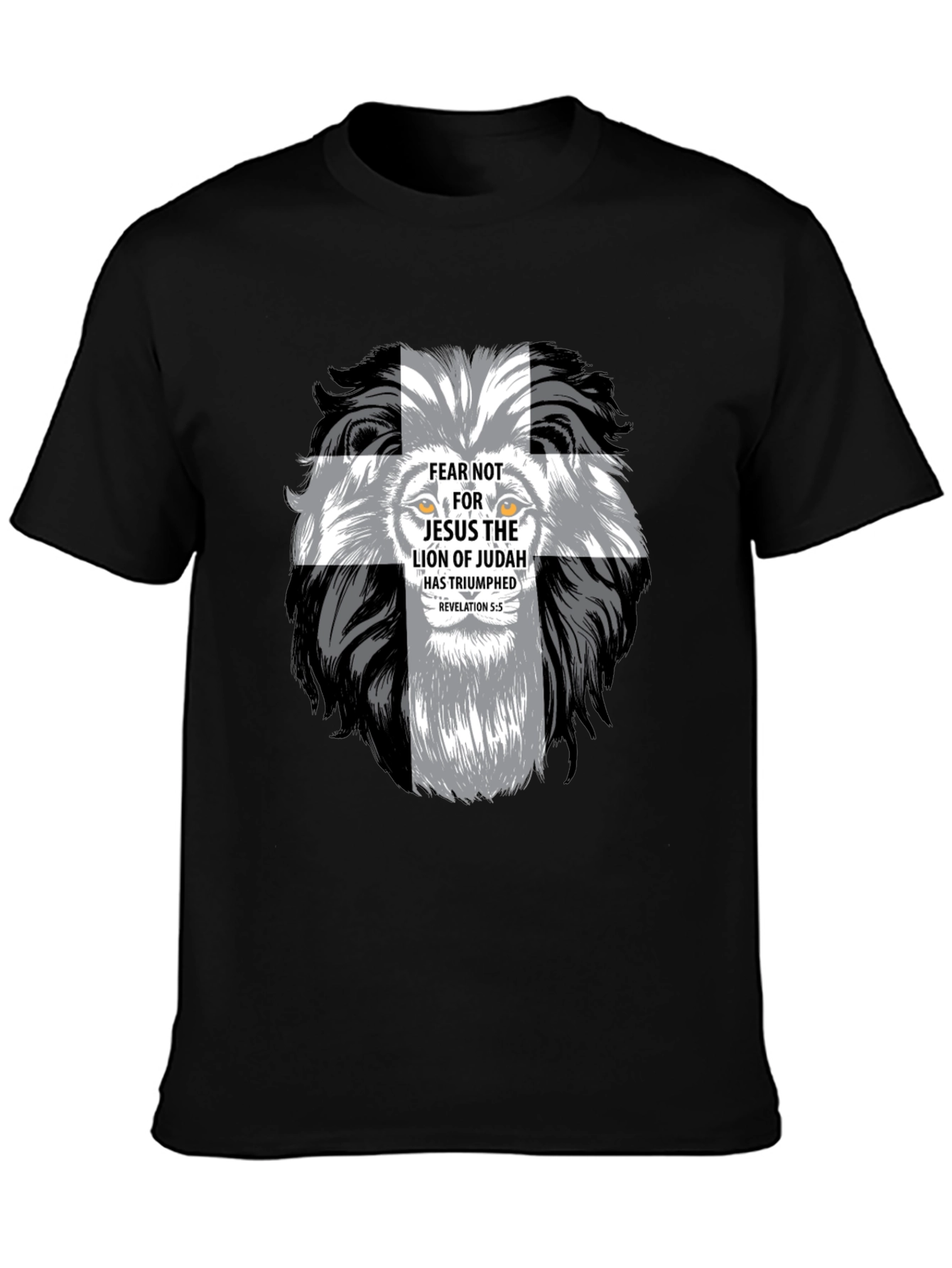 Lion of Judah Christian Graphic T-Shirt