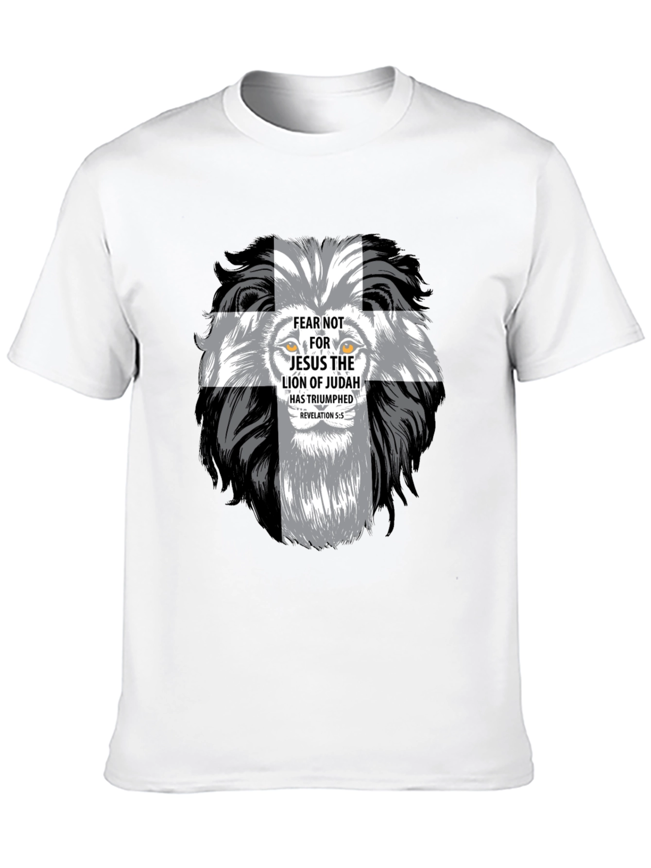 Lion of Judah Christian Graphic T-Shirt