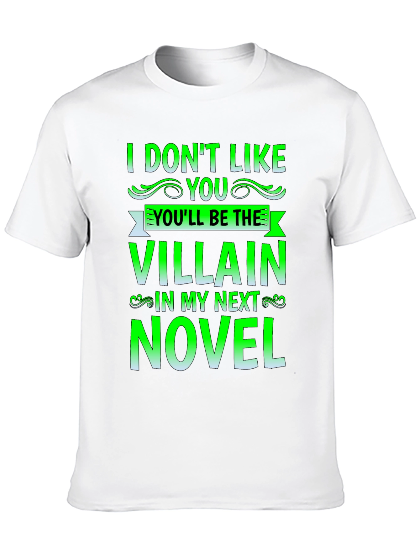 Villain Novel T-Shirt - Funny Book Lover Tee