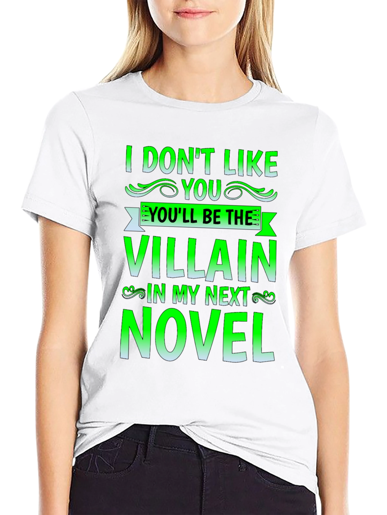Villain Novel T-Shirt - Funny Book Lover Tee