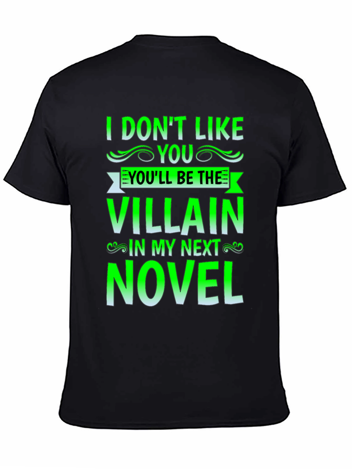 Villain Novel T-Shirt - Funny Book Lover Tee