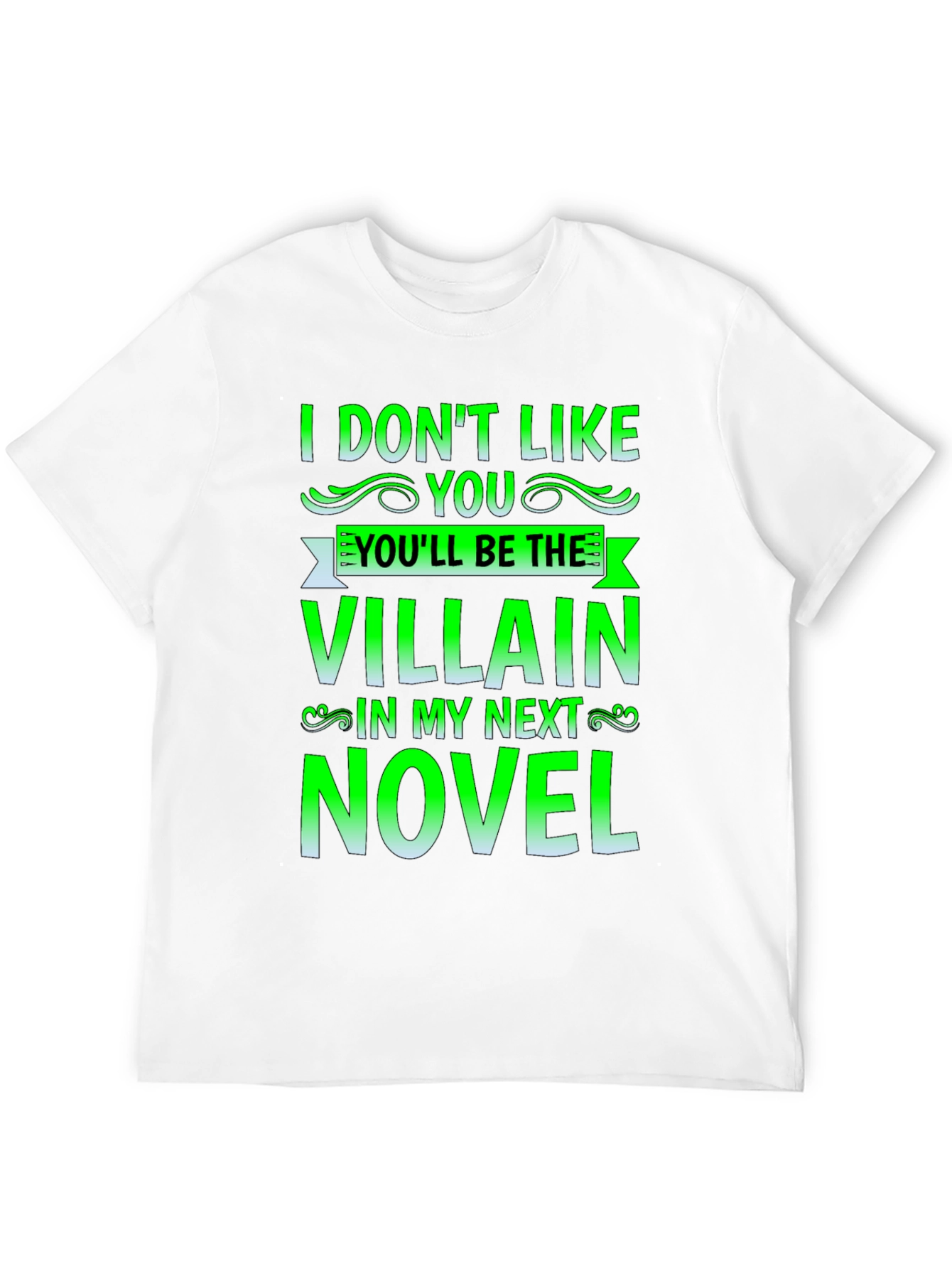 Villain Novel T-Shirt - Funny Book Lover Tee
